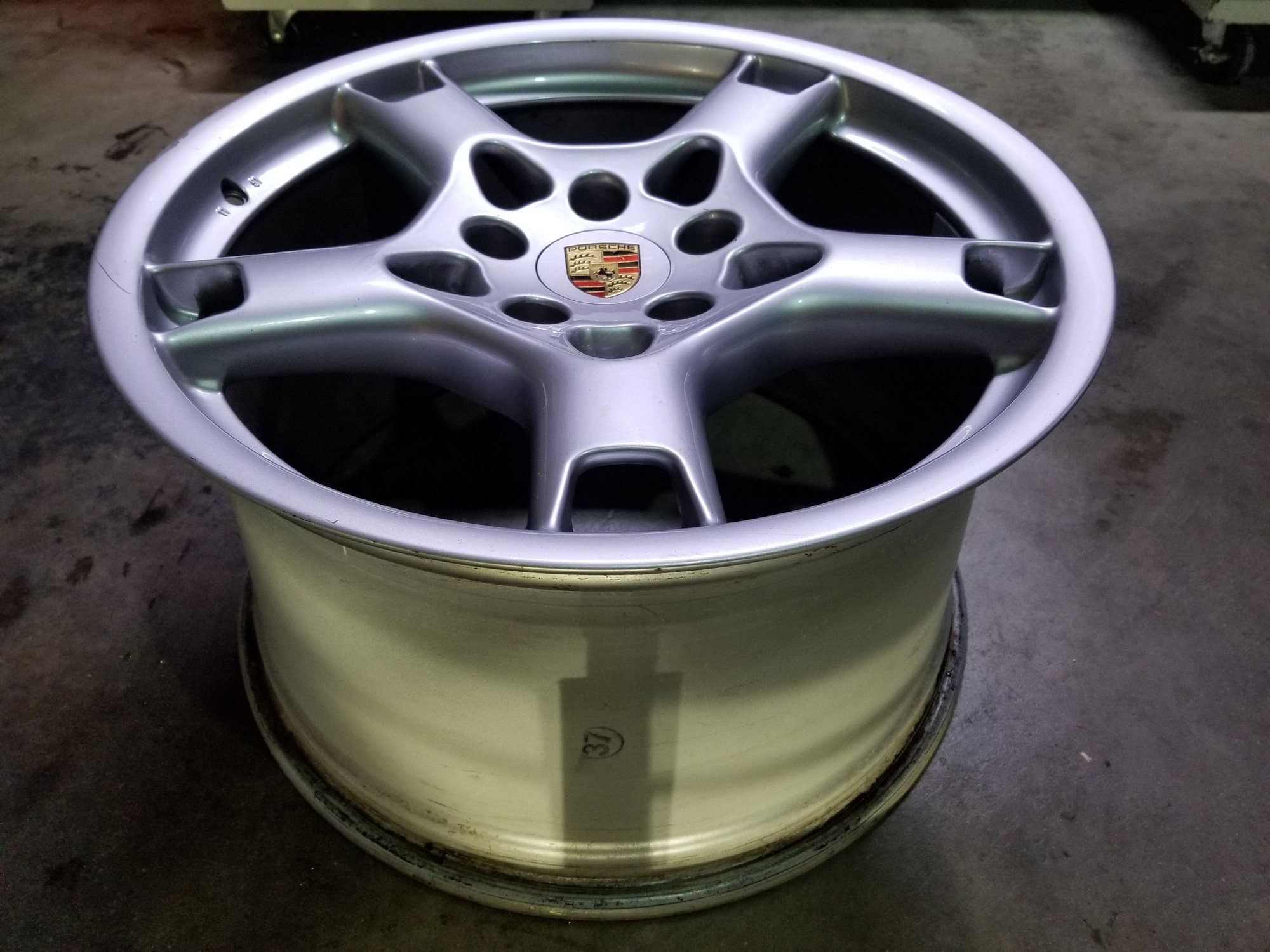 Wheels and Tires/Axles - Porsche 911 Carrera 4 4S Lobster fork wheels WIDE BODY 997 OEM 19x8 19x11 - Used - 2005 to 2012 Porsche 911 - Los Angeles, CA 90065, United States