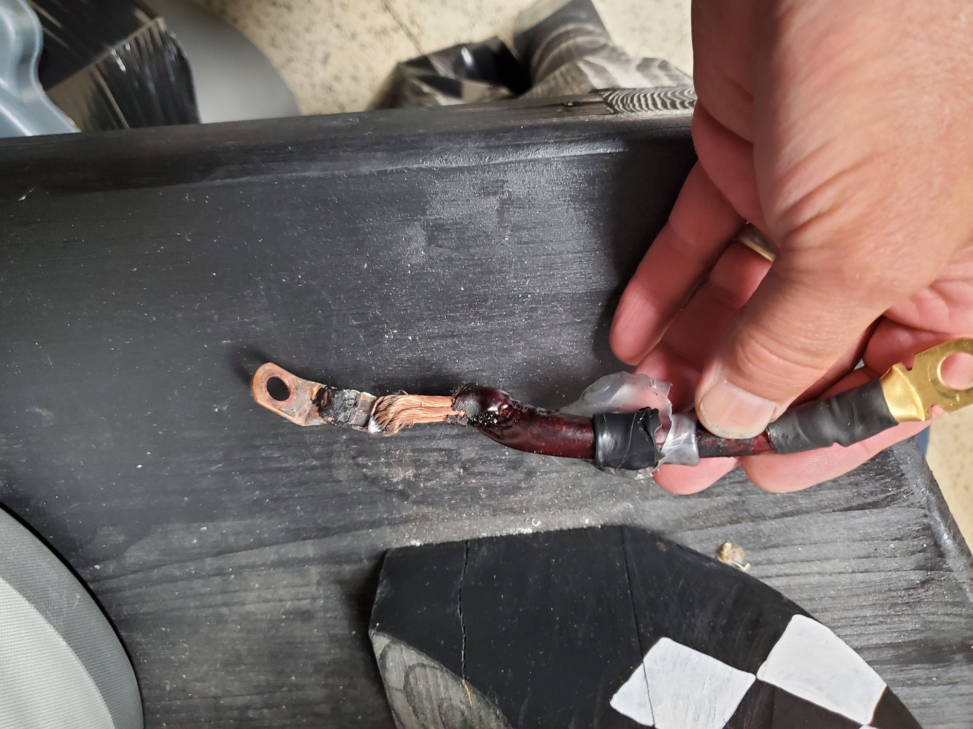 Shorted Alternator Wire Did I fry my battery or something else