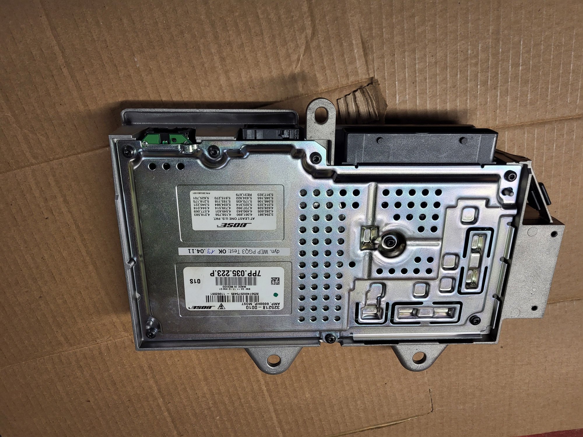 Audio Video/Electronics - Bose Amplifier, speakers and subwoofer from 2012 Boxster - fits many models - Used - 0  All Models - 2009 to 2016 Porsche 911 - 2009 to 2016 Porsche Cayman - Champlain, NY 12919, United States