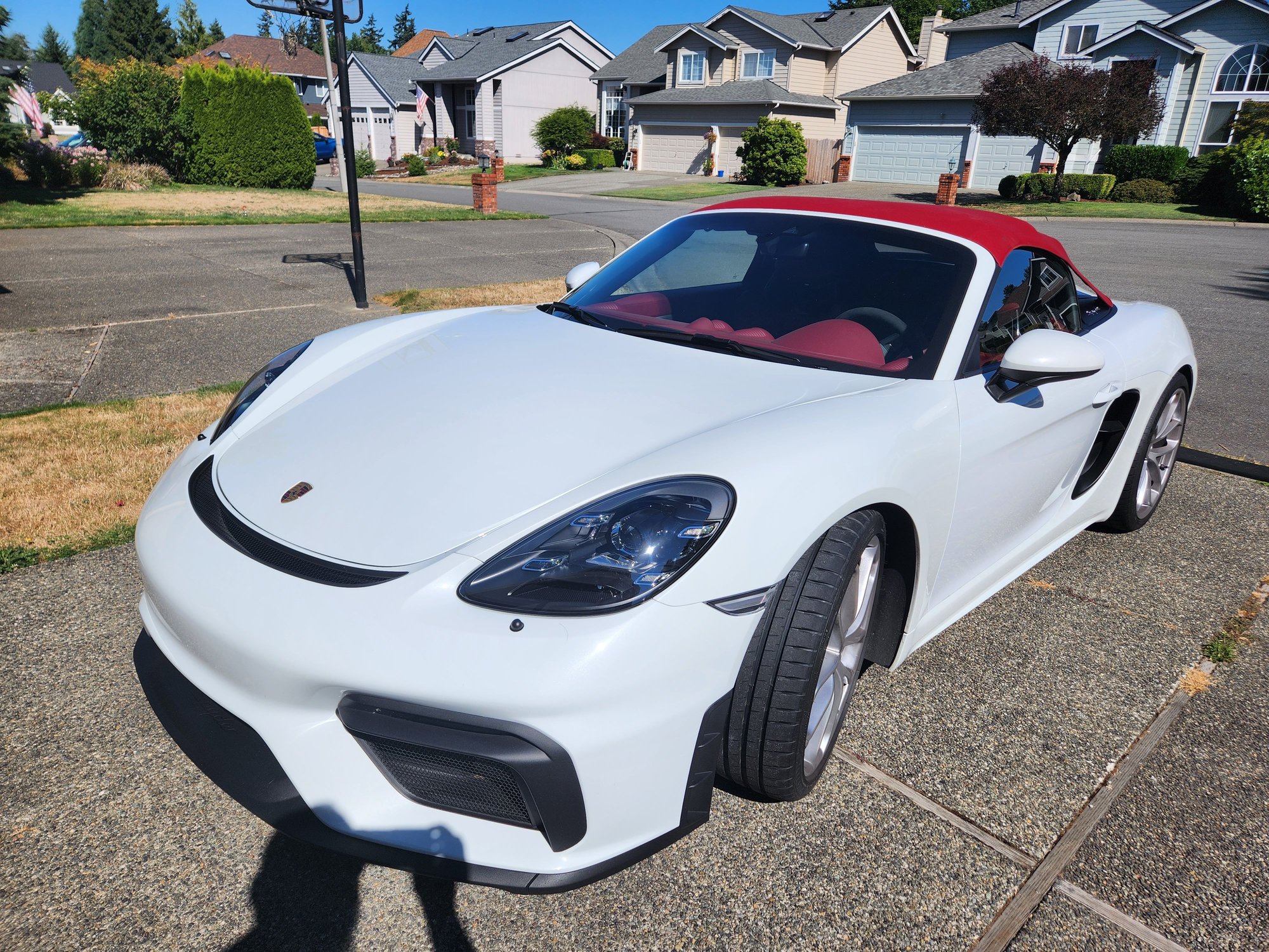 2021 Porsche 718 Spyder - 2012 Porsche 718 Spyder - 8.3K miles, 6-Speed, LWB, PDLS - Used - VIN WP0CC2A86MS240071 - 8,300 Miles - 6 cyl - 2WD - Manual - Convertible - White - Seattle, WA 98092, United States