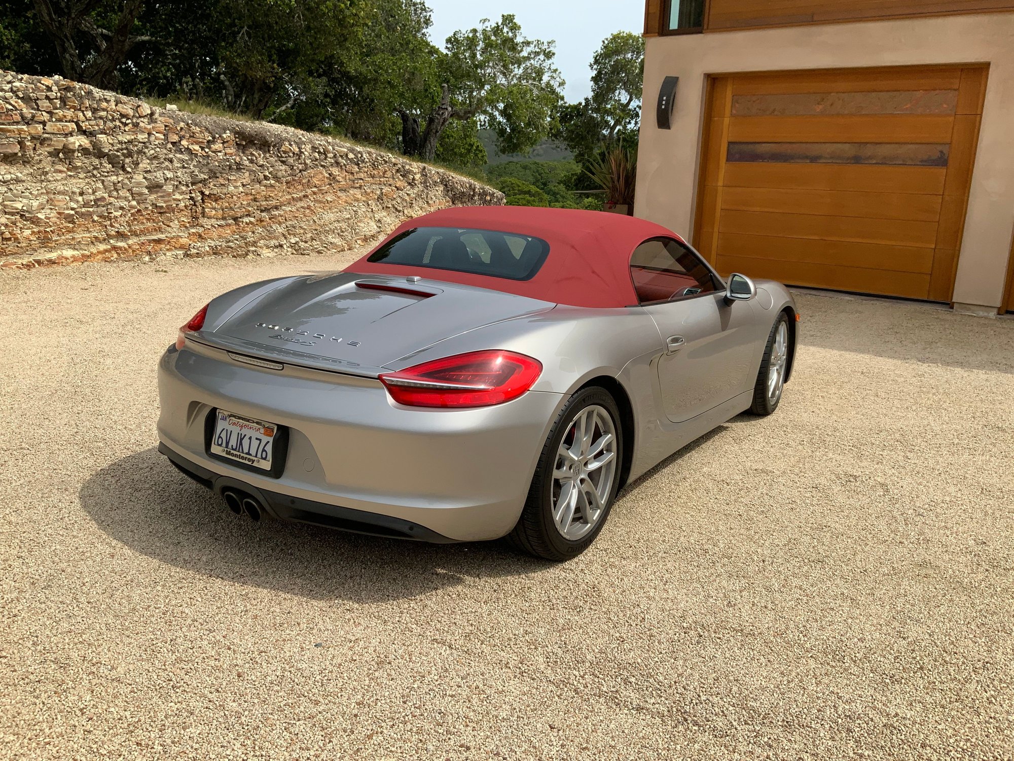 2013 Porsche Boxster - Rare 2013 Boxster S Platinum Silver Metallic, Carrera Red  leather and  Bordeaux Top - Used - VIN WP0CB2A81DS133562 - 6 cyl - 2WD - Automatic - Convertible - Silver - Carmel, CA 93923, United States