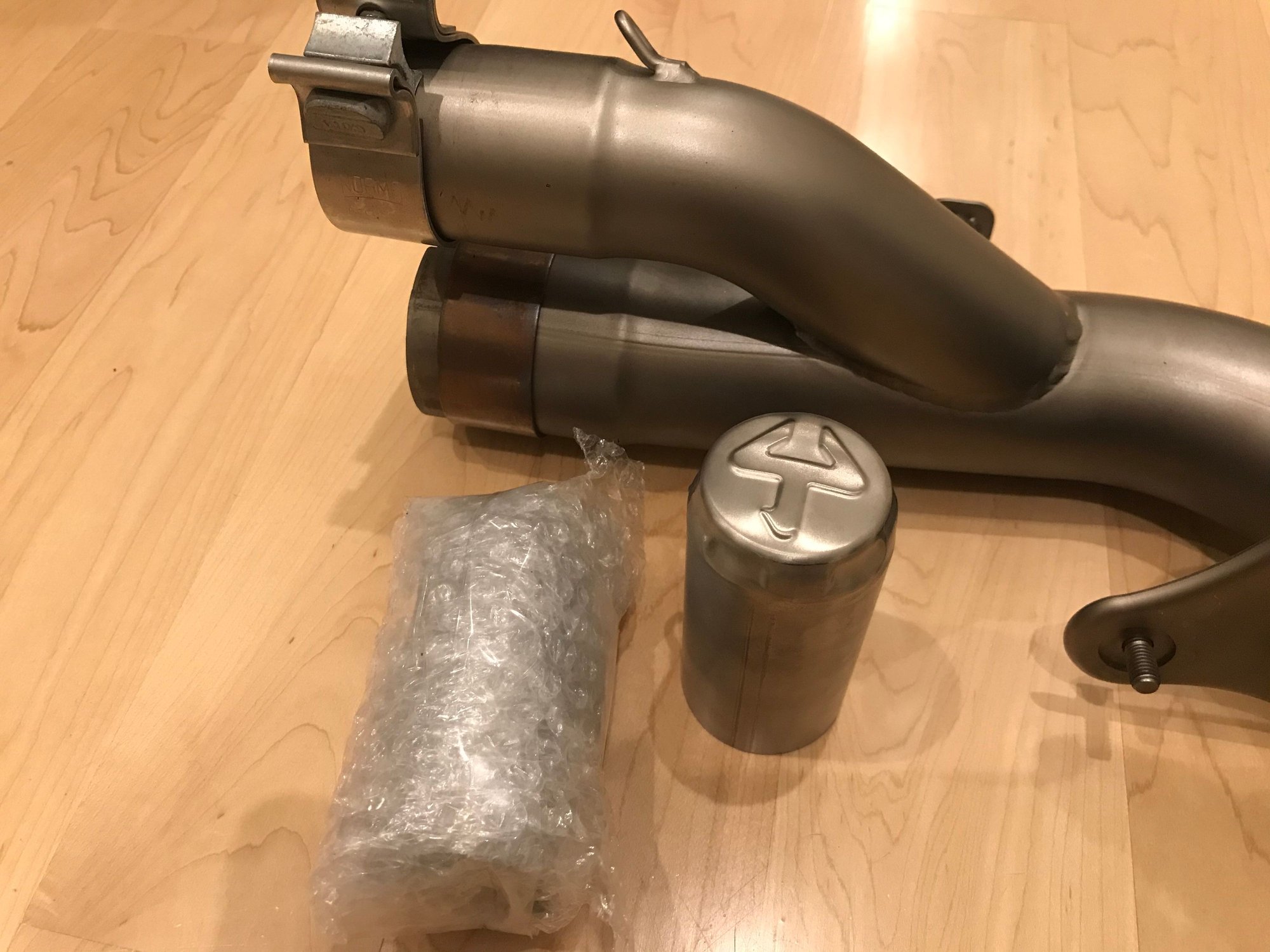 Engine - Exhaust - Akrapovic Titanium Center Bypass Pipe - Used - All Years Porsche GT3 - Philly, PA 19428, United States