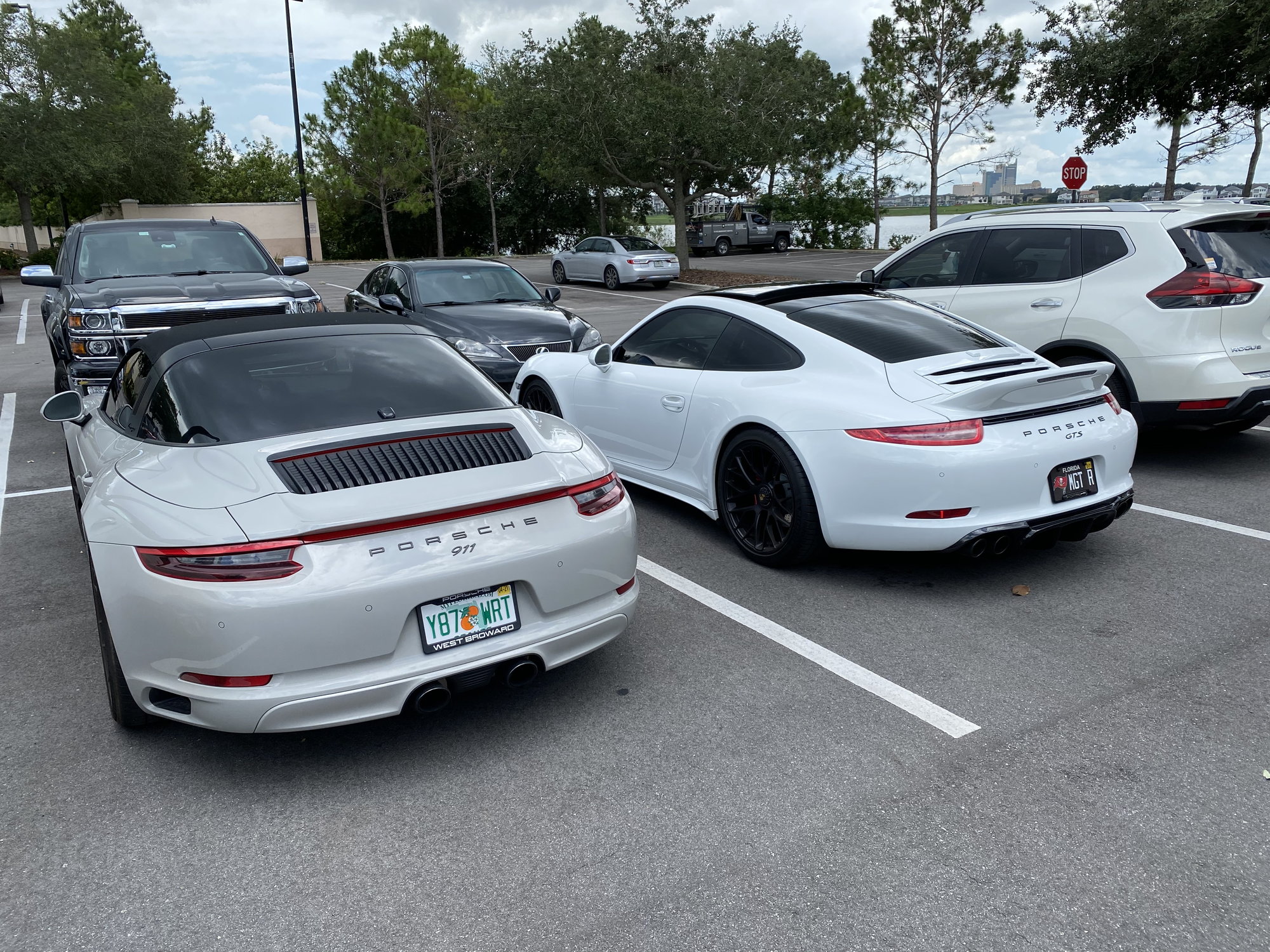 Parked next to 991.2 GTS - compare 991.1 GTS - Rennlist - Porsche