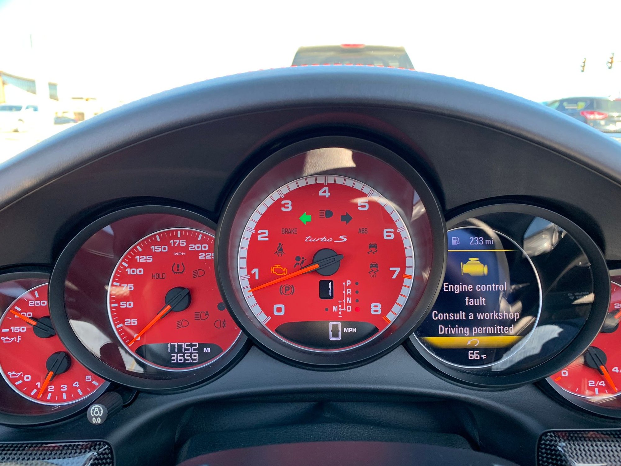 Porsche Engine Control Fault Driving Permitted - x79z773