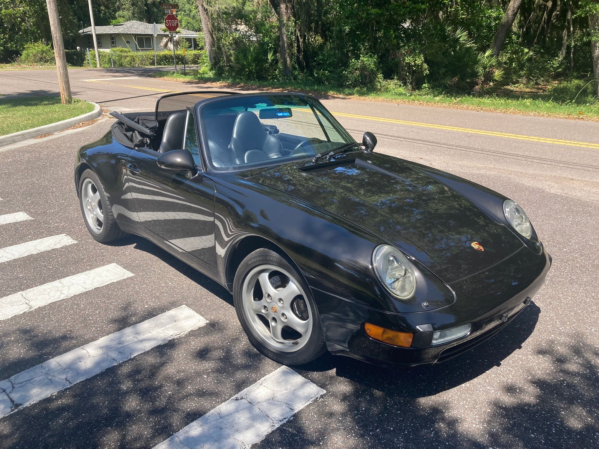 1997 Porsche 911 - 1997 Porsche 993 Cab - Used - VIN WP0CA2997VS341074 - 31,500 Miles - 6 cyl - 2WD - Manual - Convertible - Black - Amelia Island, FL 32034, United States