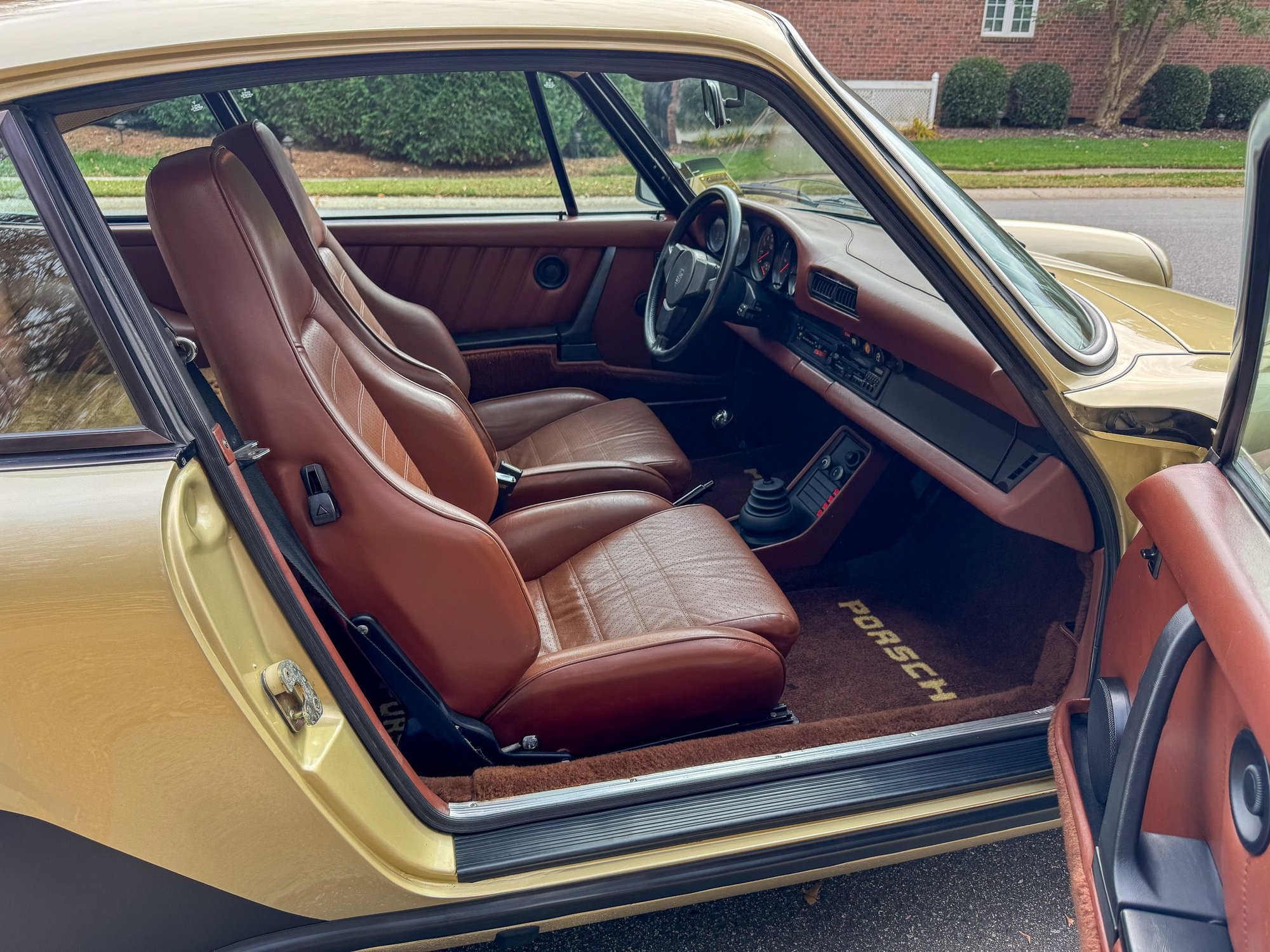 1977 Porsche 911 - 1977 930 Carrera Turbo in Platinum Metallic over Brown Leather - Used - VIN 9307800191 - 54,393 Miles - 6 cyl - 2WD - Manual - Coupe - Gold - Huntersville, NC 28078, United States