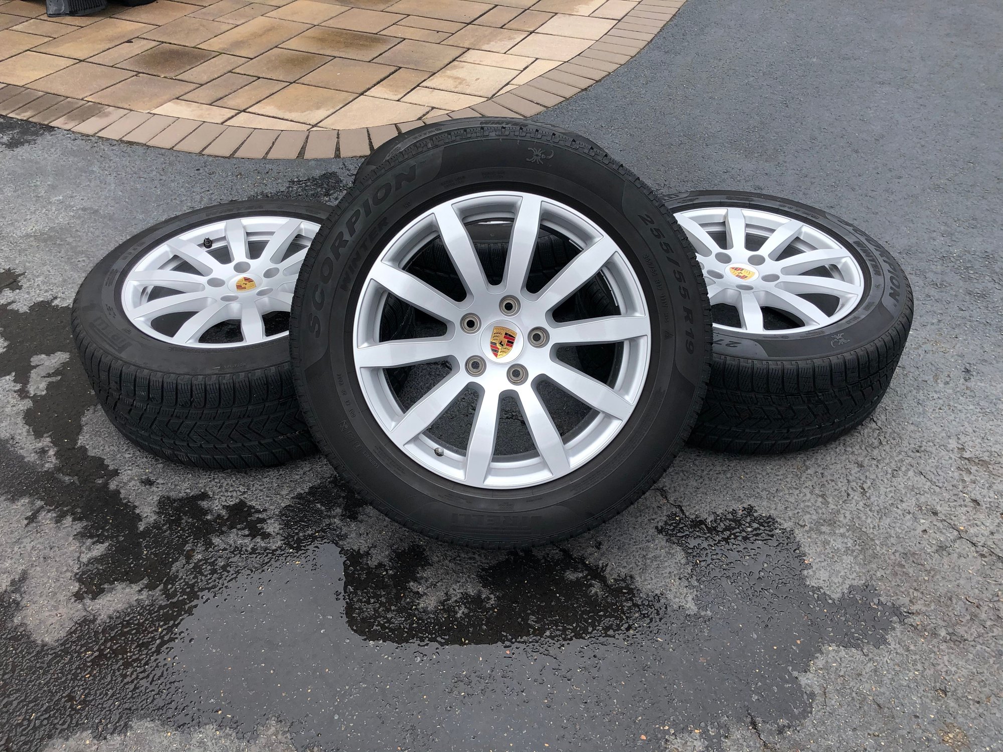 Wheels and Tires/Axles - 2019 Cayenne snow OEM rims/tires - Used - 2019 to 2020 Porsche Cayenne - Manalapan, NJ 07726, United States