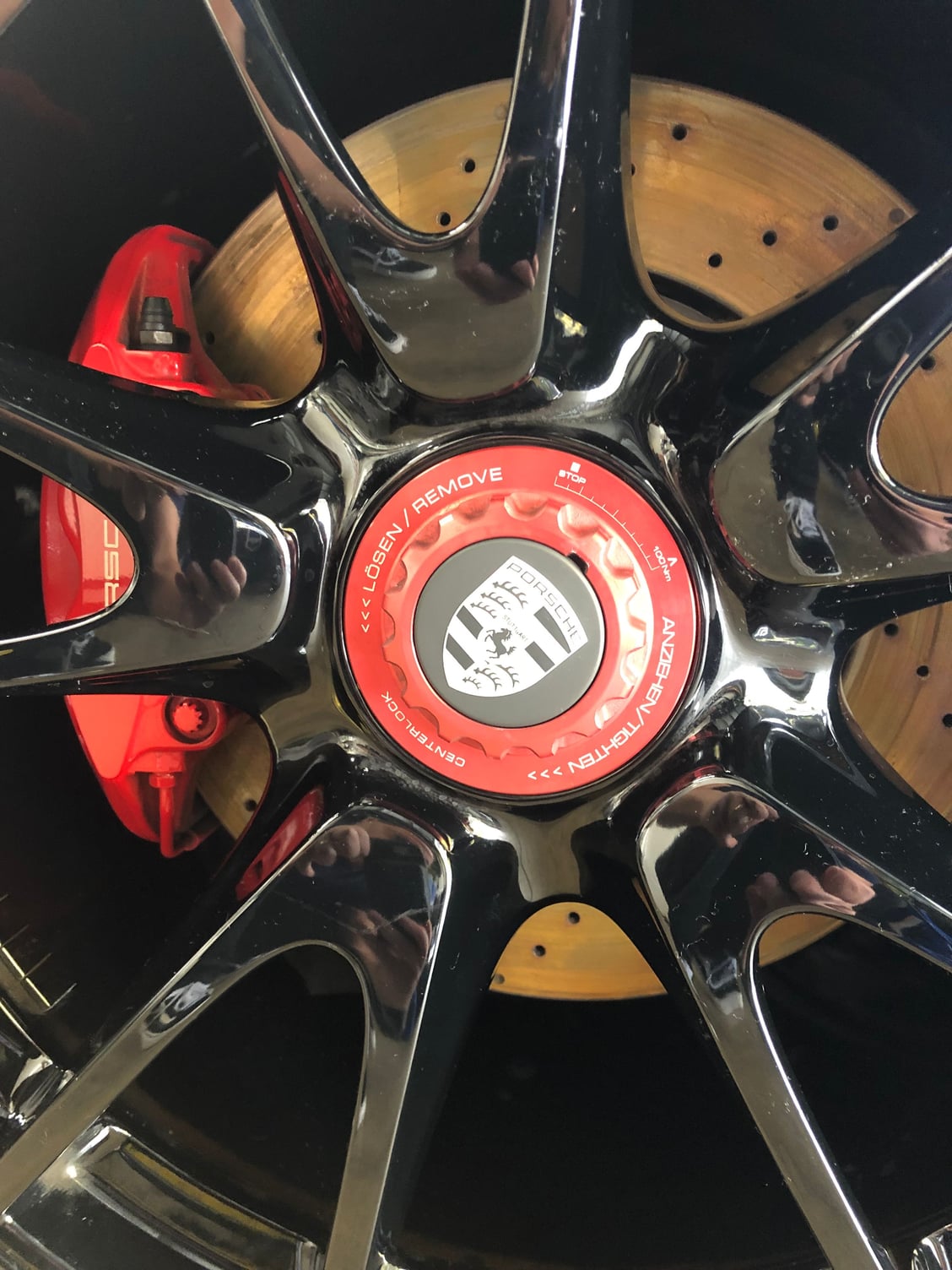 Accessories - WTT Red Centerlock Nuts For Black - Used - 2010 to 2011 Porsche GT3 - Sherman Oaks, CA 91423, United States