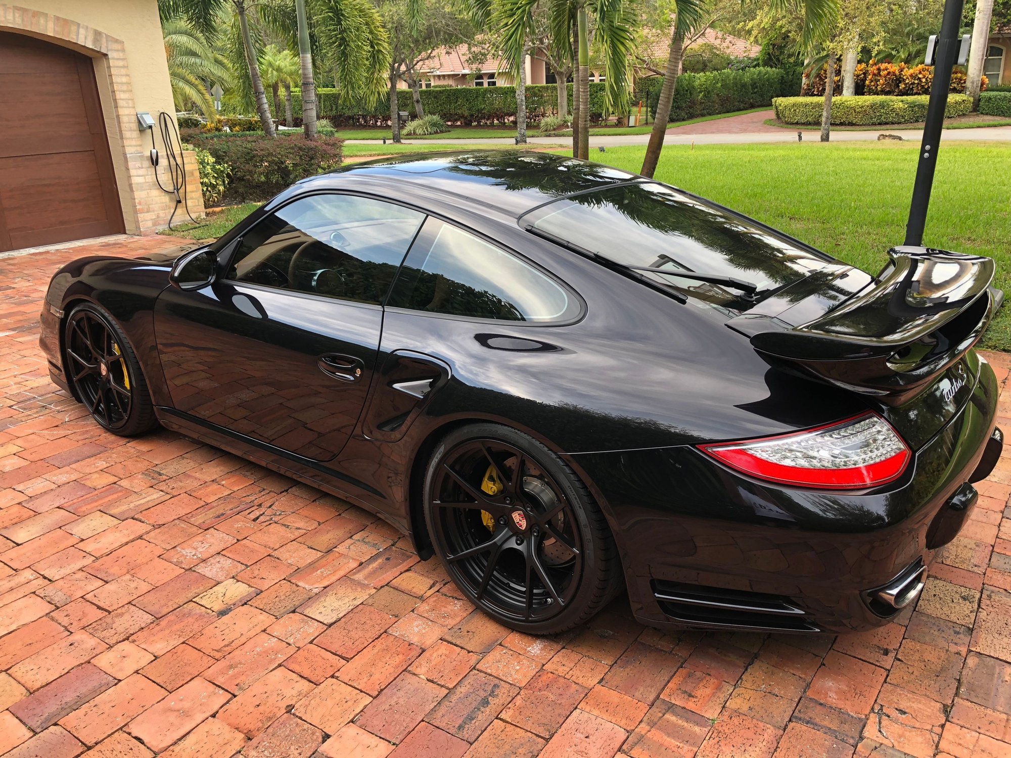 2011 Porsche 911 - Porsche 911 997.2 Turbo S Basalt Black/Brown Leather - Used - VIN WP0AD2A96BS766663 - 20,000 Miles - 5 cyl - AWD - Automatic - Sedan - Black - Miami, FL 33143, United States