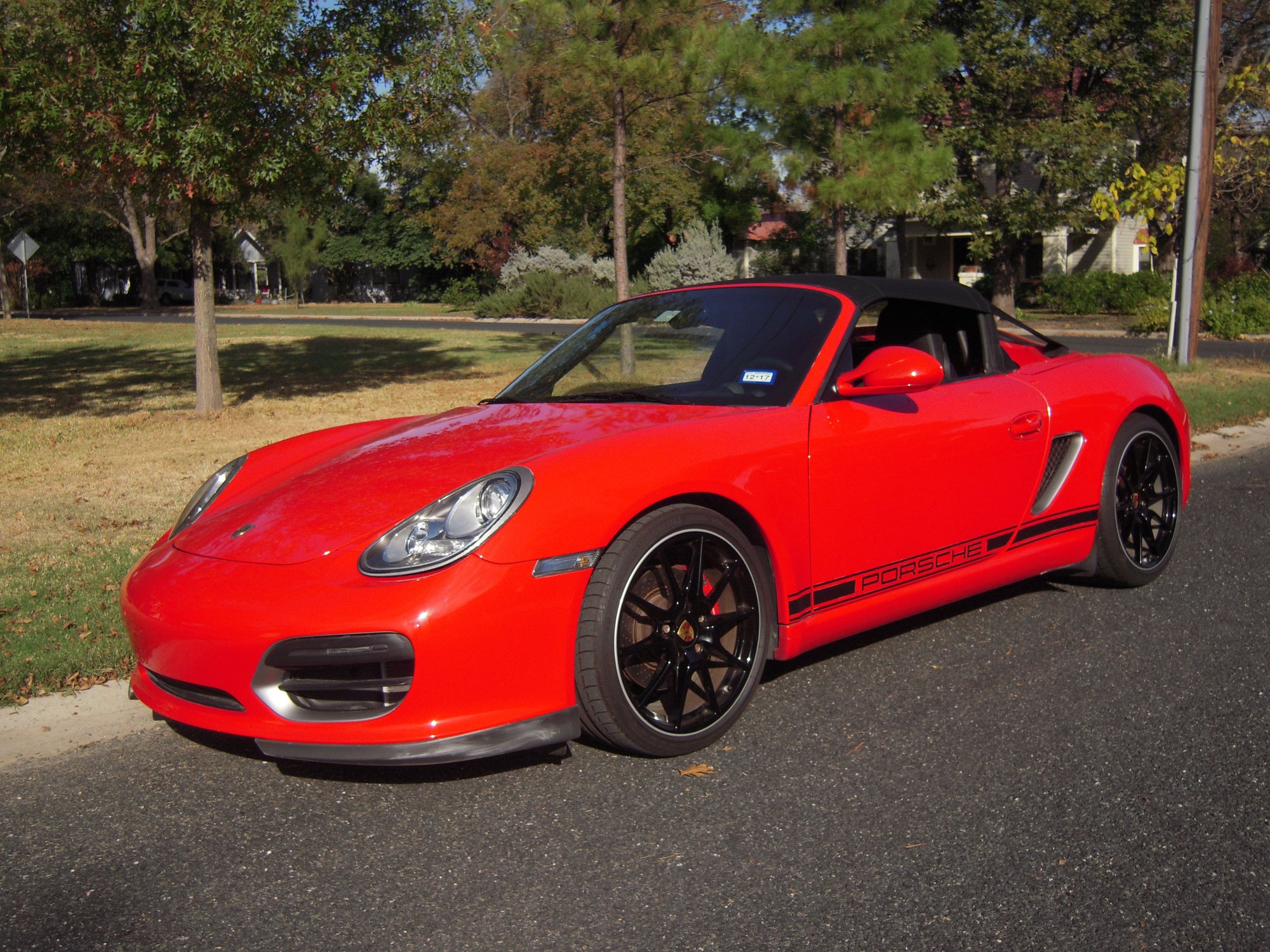 2011 Porsche Boxster Spyder Rare 6 Speed Guard Red 2 Owners Rennlist