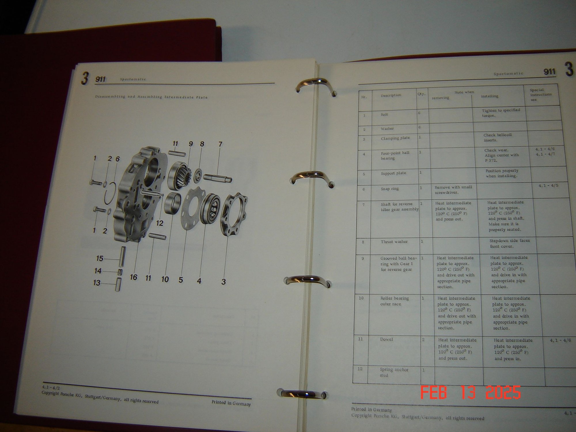Miscellaneous - 911 Factory Service Manuals 4 Volumes 1972-1982 - Used - 1972 to 1982 Porsche 911 - Pearl River, NY 10965, United States