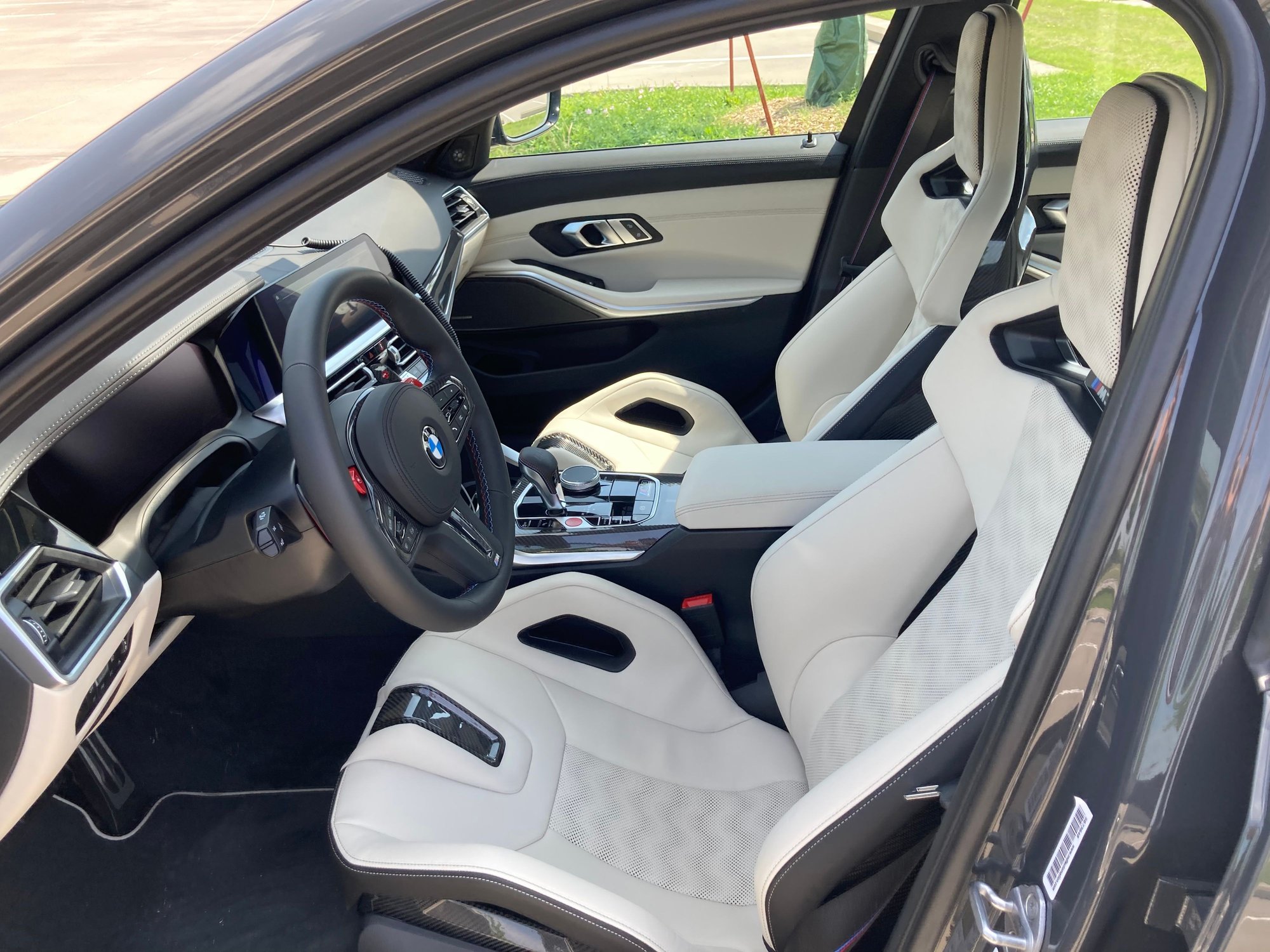 2022 BMW 3-Series - 2022 M3 Competition- Dravit Grey / Carbon Buckets / Carbon Ceramic Brakes! - Used - VIN WBS33AY06NFM61523 - 2,000 Miles - 6 cyl - 2WD - Automatic - Sedan - Gray - Dallas, TX 75071, United States