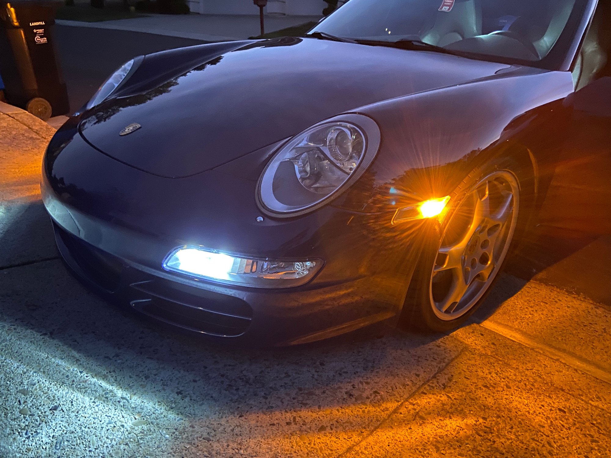 997.1 full LED bulb conversion for front bumper (fog) and side markers