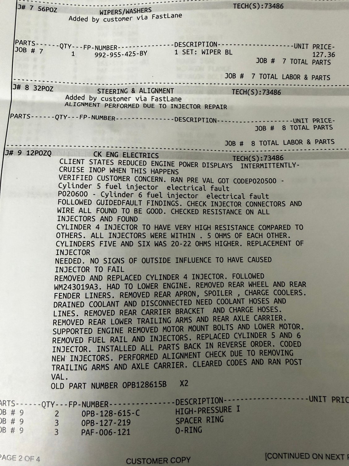 Road Testing after Fuel Injector Replacement - Rennlist - Porsche ...