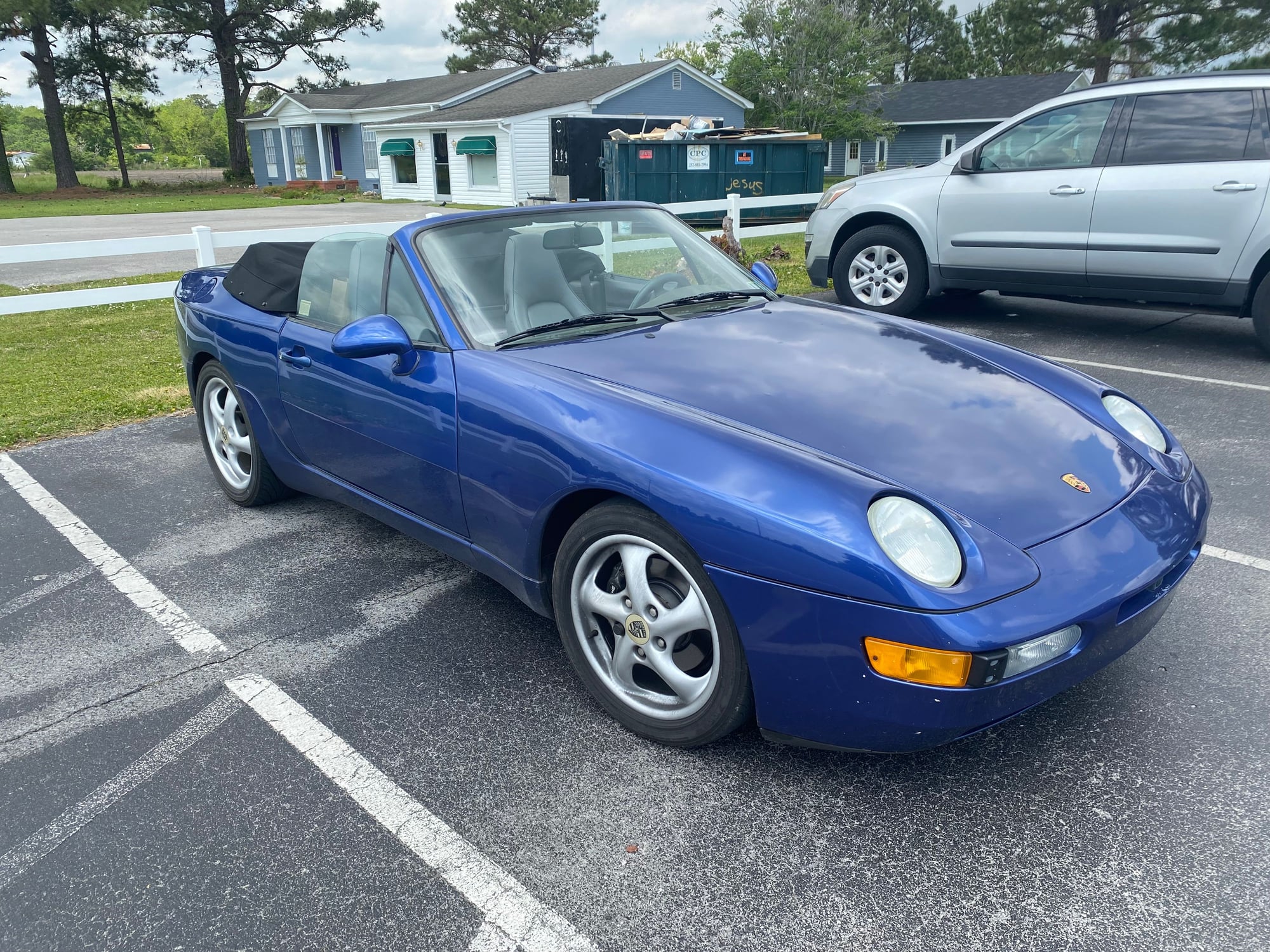 1992 Porsche 968 - 1992 Porsche 968 Convertible for sale - Used - VIN WPOCA296XNS840201 - 81,000 Miles - 4 cyl - 2WD - Manual - Convertible - Blue - Hubert, NC 28539, United States