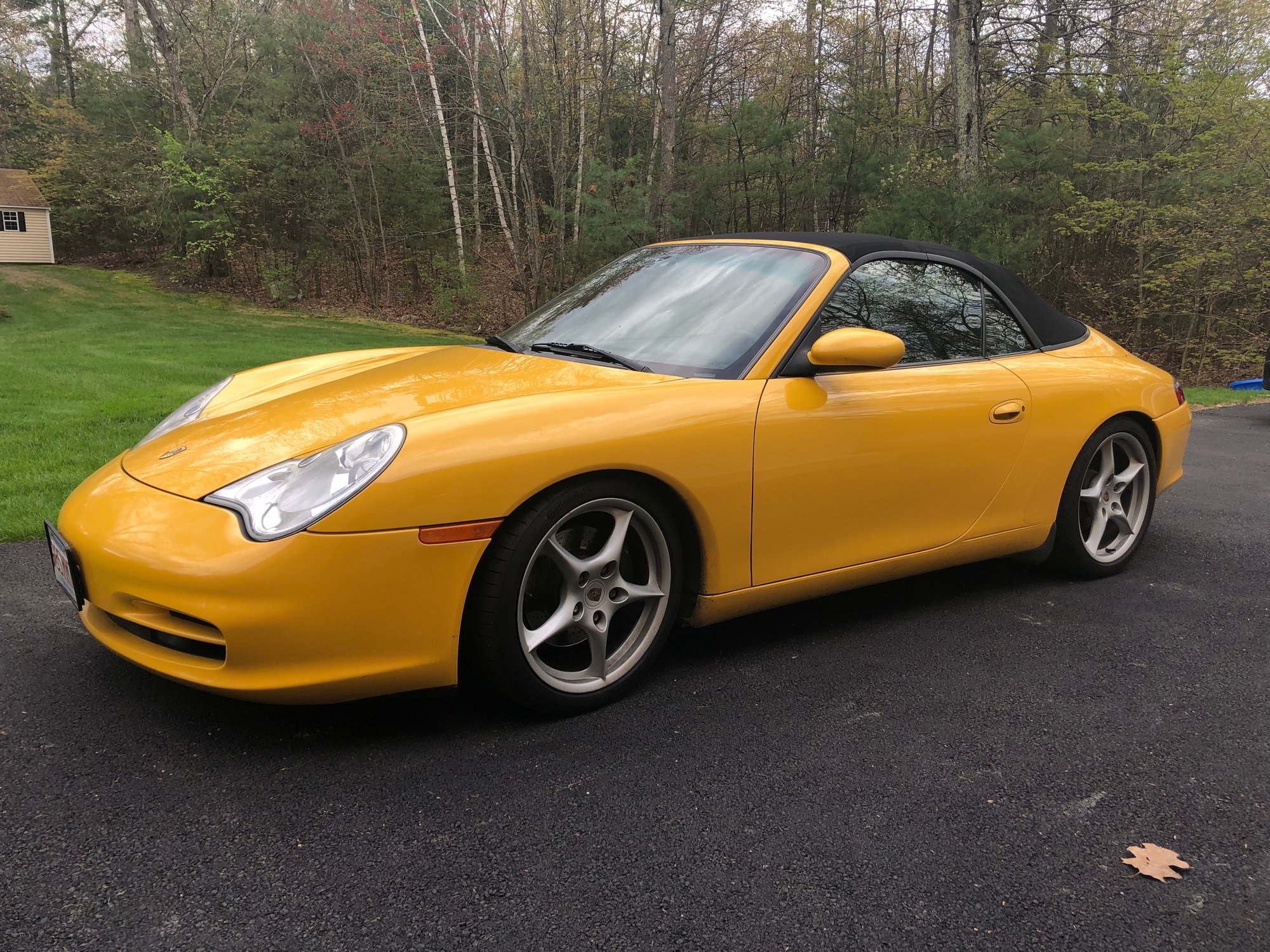 2002 Porsche 911 - 2002 Porsche 911 Cabriolet - Used - VIN WP0CA29962S655570 - 87,500 Miles - 6 cyl - 2WD - Manual - Convertible - Yellow - Groton, MA 01450, United States