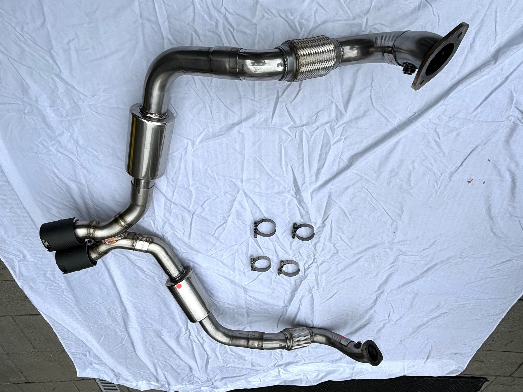 Engine - Exhaust - Cayman 981 GT4 Cargraphic's Race Exhaust System Grand Am Cayman Cup - Used - 2012 to 2016 Porsche Cayman GT4 - Seattle, WA 98006, United States
