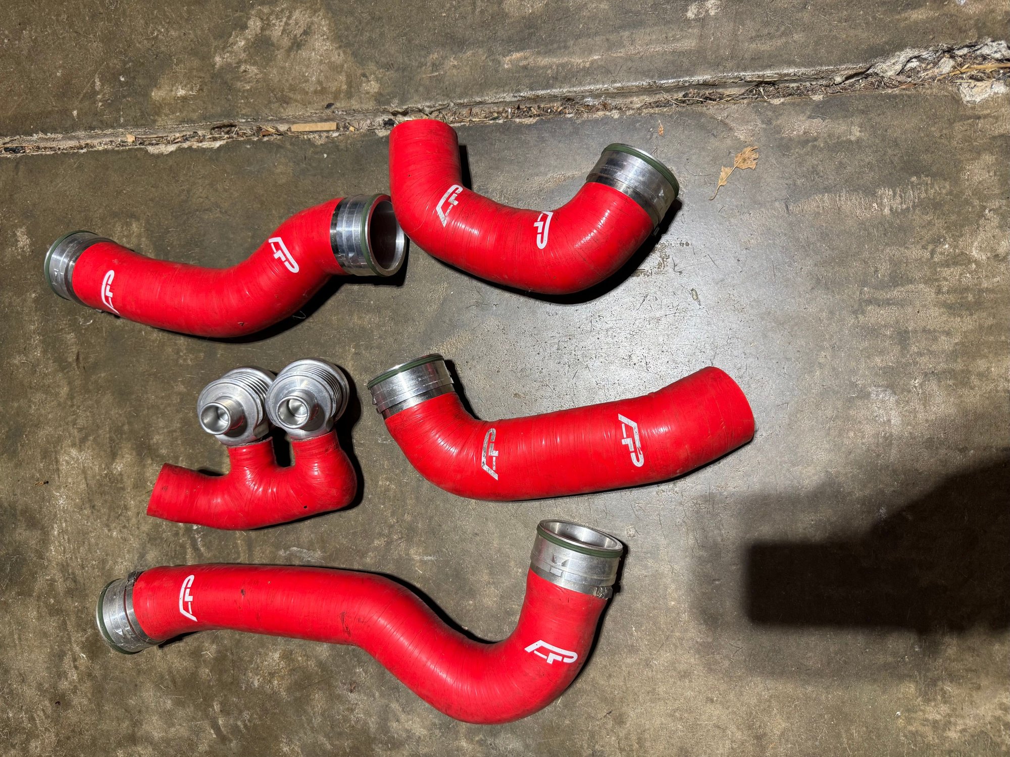 Engine - Intake/Fuel - Porsche 996 turbo agency power inner cooler hoses and billet Evoms diverter valves - Used - 2001 to 2005 Porsche 911 - Huntersville, NC 28078, United States