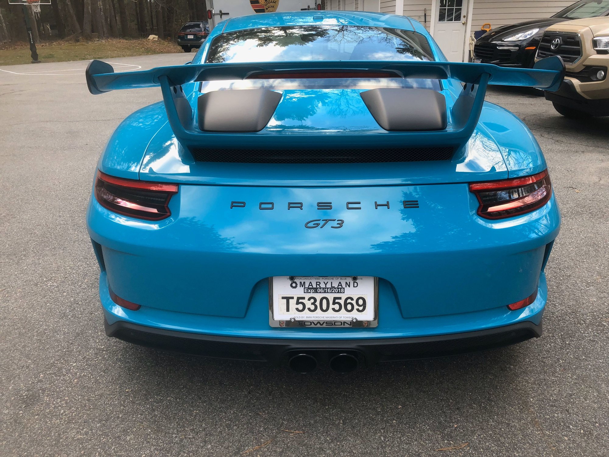 2018 Porsche GT3 - Miami Blue GT3 PDK with low miles - Used - VIN WP0AC2A93JS174560 - 7,250 Miles - 6 cyl - 2WD - Automatic - Coupe - Blue - Jupiter, FL 33458, United States