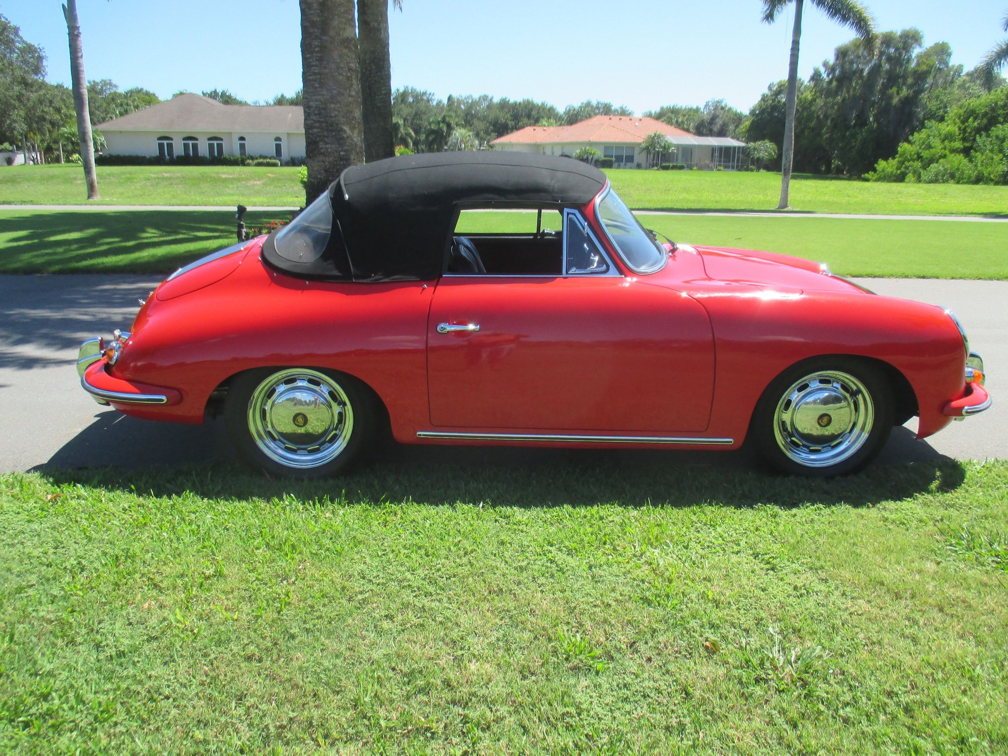 1965 Porsche 356C - 1965 PORSCHE 356 C CABRIOLET - Used - VIN 161994 161994 161 - 22,513 Miles - 4 cyl - 2WD - Manual - Convertible - Red - Nokomis, FL 34275, United States