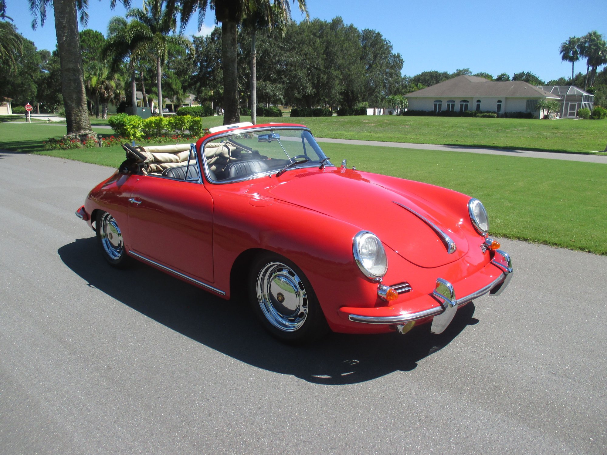1965 Porsche 356C - 1965 PORSCHE 356 C CABRIOLET - Used - VIN 161994 161994 161 - 22,513 Miles - 4 cyl - 2WD - Manual - Convertible - Red - Nokomis, FL 34275, United States