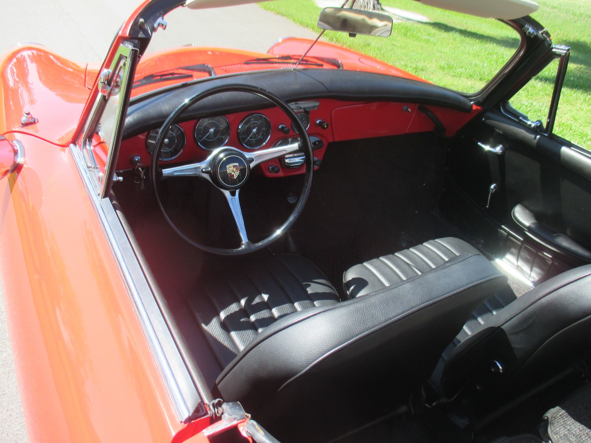 1965 Porsche 356C - 1965 PORSCHE 356 C CABRIOLET - Used - VIN 161994 161994 161 - 22,513 Miles - 4 cyl - 2WD - Manual - Convertible - Red - Nokomis, FL 34275, United States