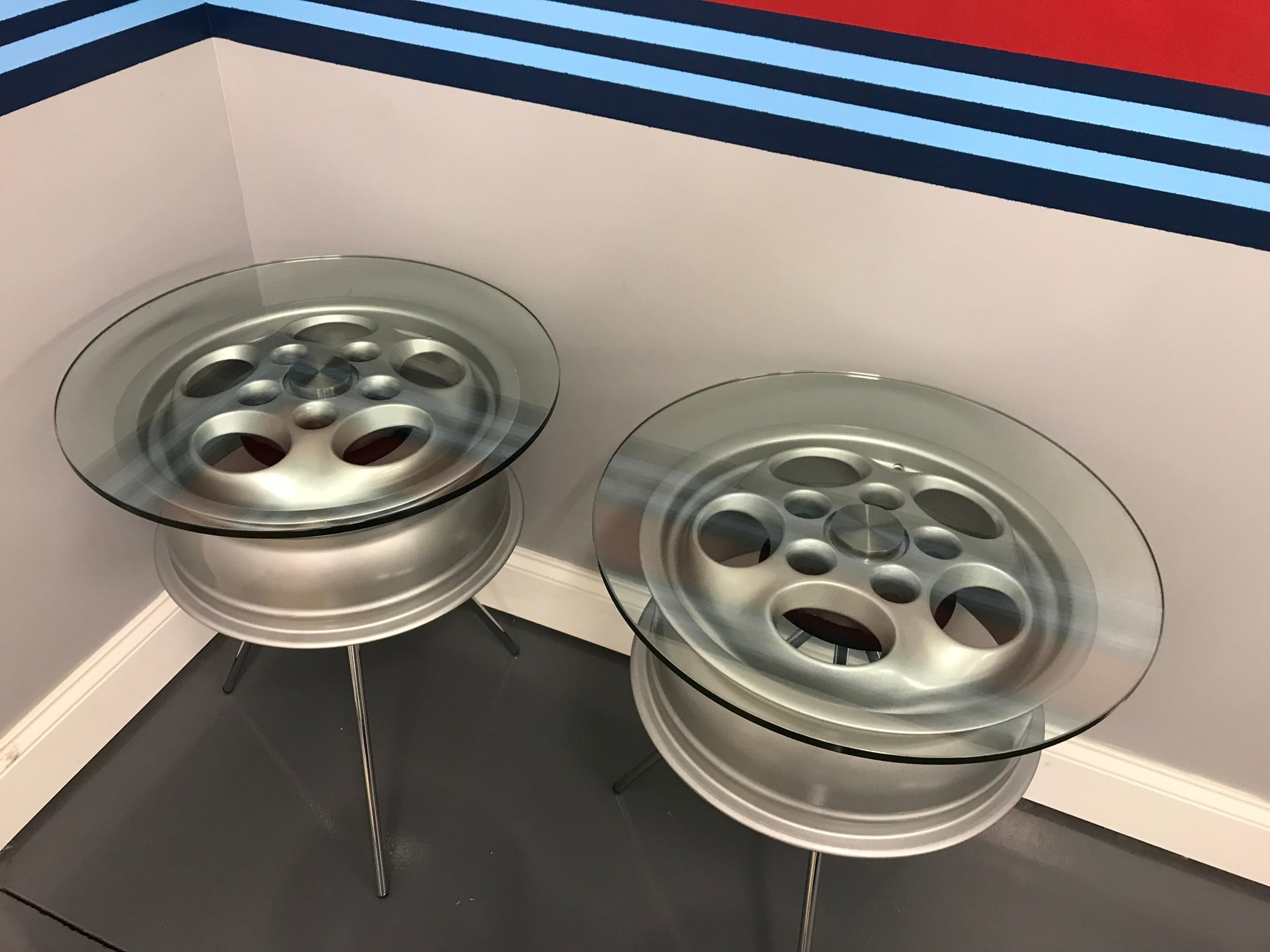 Miscellaneous - (2) Custom Porsche Phonedial Wheel Tables - New - All Years  All Models - Winston Salem, NC 27127, United States