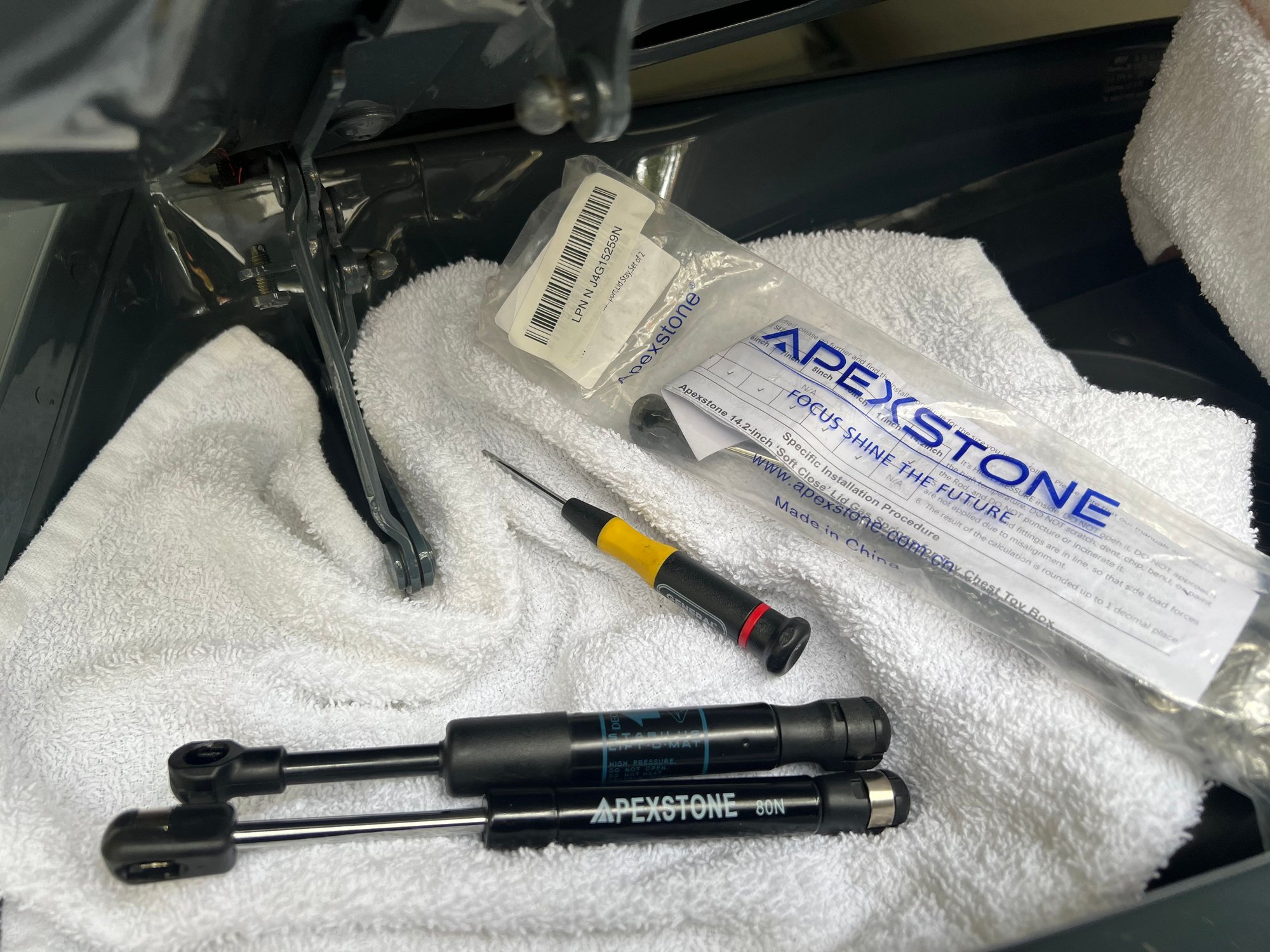 Comparison strut length.....Apexstone 7