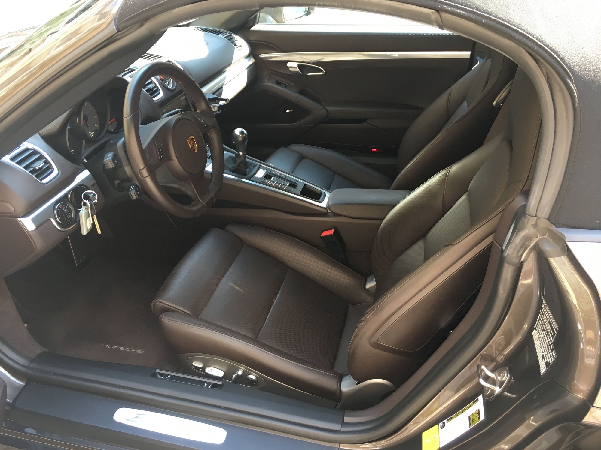 2013 Porsche Boxster - Manual 2013 Boxster S with 15,700 miles (MSRP $87,000) - Used - VIN WP0CB2A80DK132502 - 6 cyl - 2WD - Manual - Convertible - Brown - Atlanta, GA 30339, United States