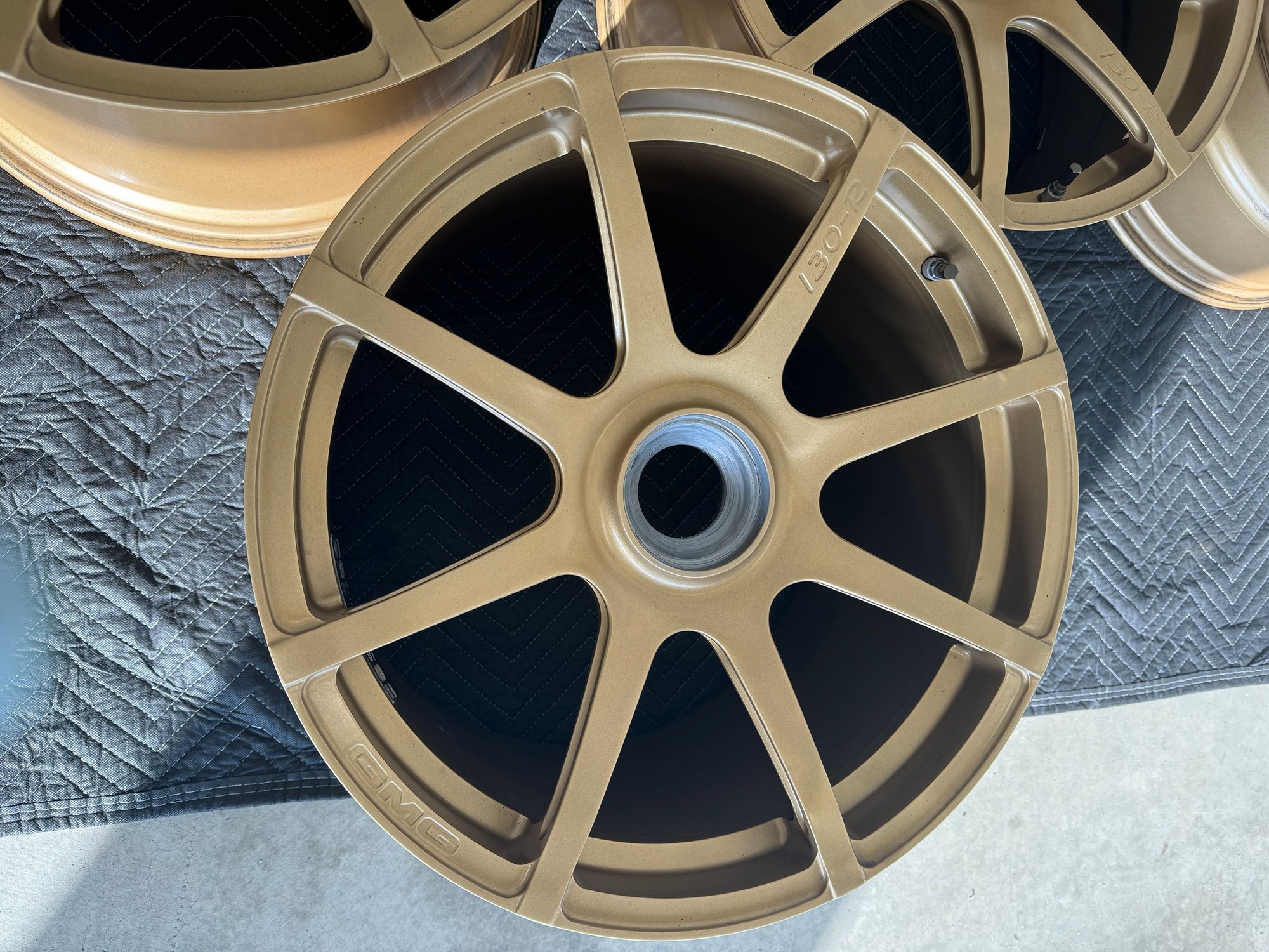 Wheels and Tires/Axles - 19" GMG 130-R 997 GT3 forged lightweight center lock wheels w/TMPS - Used - 2010 to 2011 Porsche 911 - City Of Industry, CA 91789, United States