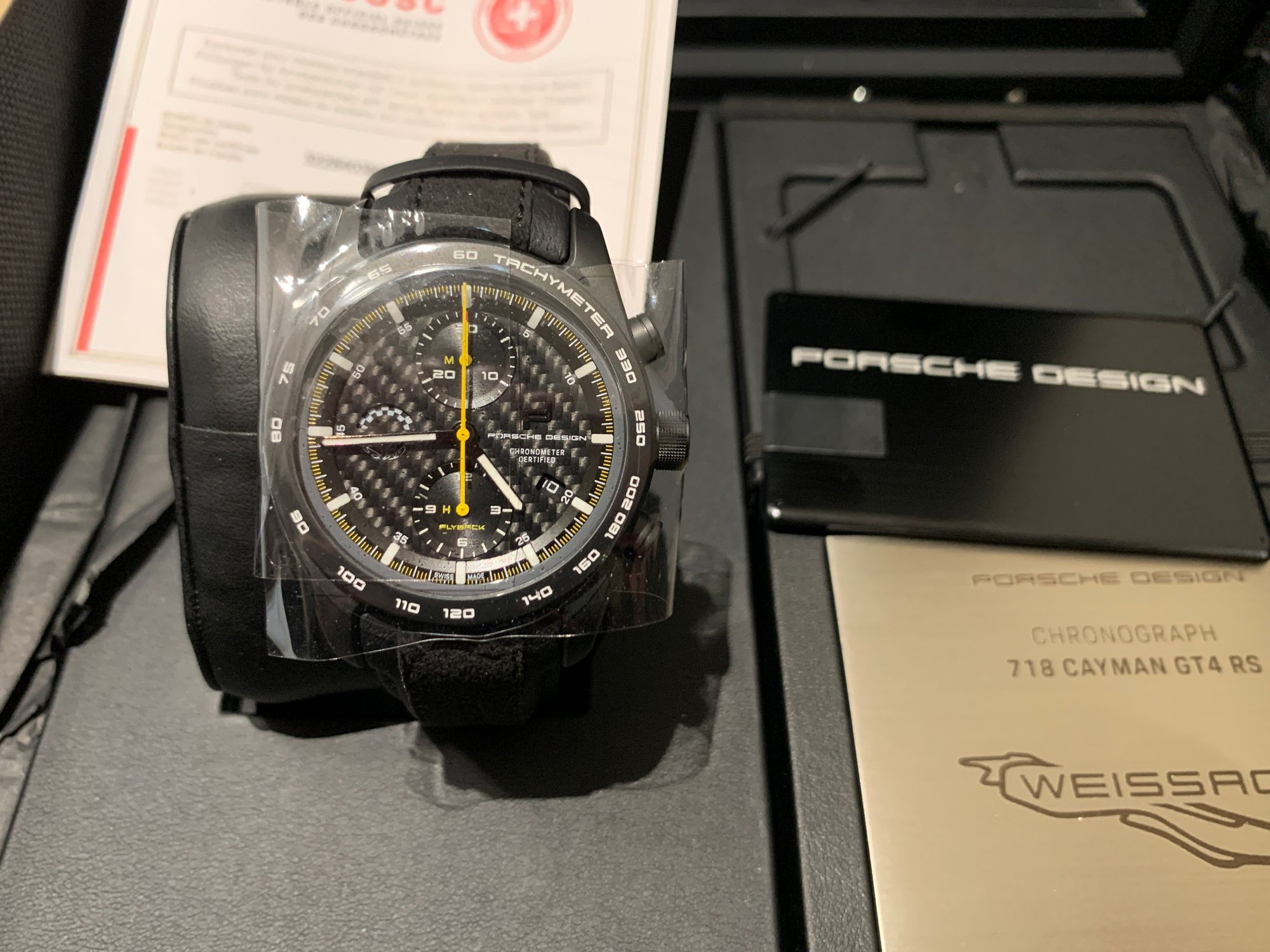 Accessories - Brand New Porsche Design 718 Cayman GT4 RS Chronograph watch - New - All Years  All Models - Toronto, ON L4B2W3, Canada