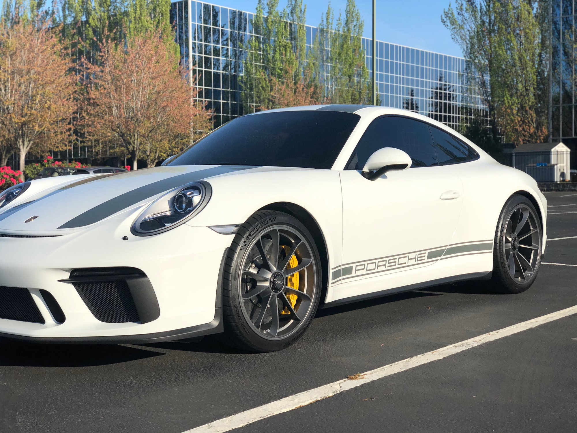 2019 Porsche GT3 - GT3 Touring w/ run-in miles - New - VIN WP0AC2A94KS149085 - 750 Miles - 6 cyl - 2WD - Manual - Coupe - White - Seattle, WA 98116, United States