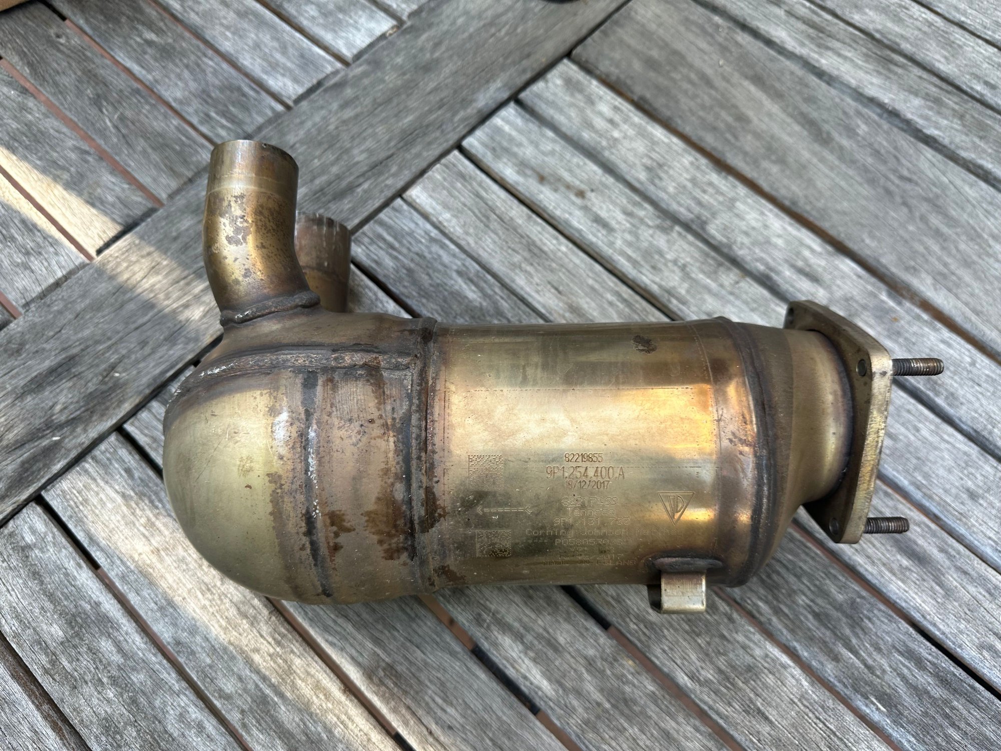 Engine - Exhaust - Porsche 911 991.2 OEM PSE Catalytic Converter 9P1.254.400.A LHS - Used - 2017 to 2019 Porsche 911 - Hercules, CA 94547, United States