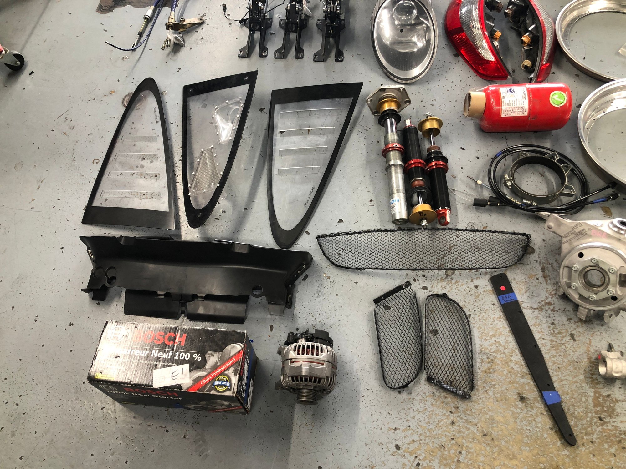 Accessories - BR Racing Spring Cleaning - 997 Cup parts - Lot sale - Used - 2007 to 2010 Porsche GT3 - Los Gatos, CA 95032, United States