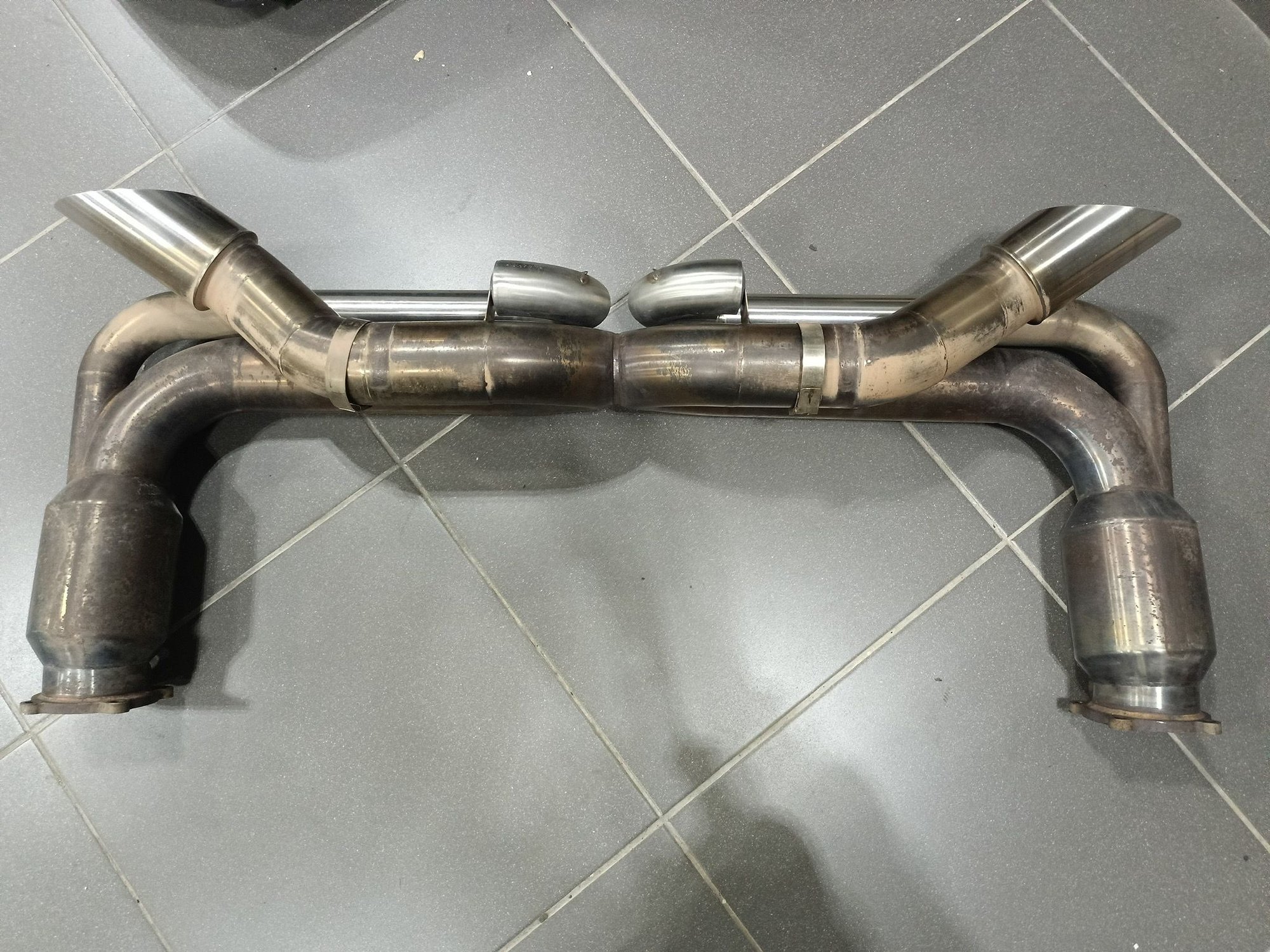 Engine - Exhaust - 996 TURBO UNOBTANIUM exhaust with cat's - Used - 2000 to 2005 Porsche 911 - Ellenton, FL 34222, United States