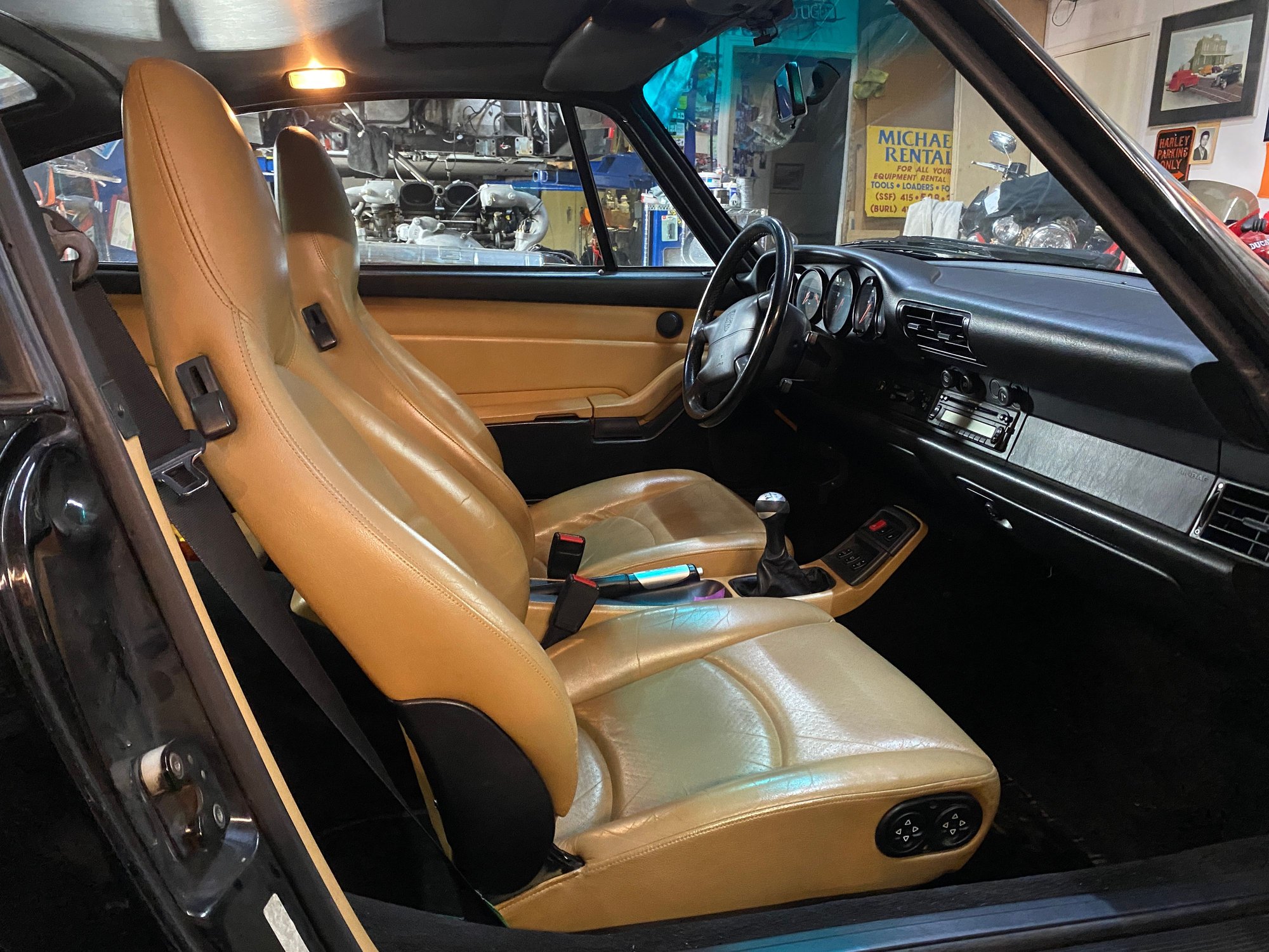 Interior/Upholstery - Porsche 993 front seats Cashmere tan 8way / 8way - Used - 1995 to 1998 Porsche 911 - San Carlos, CA 94070, United States