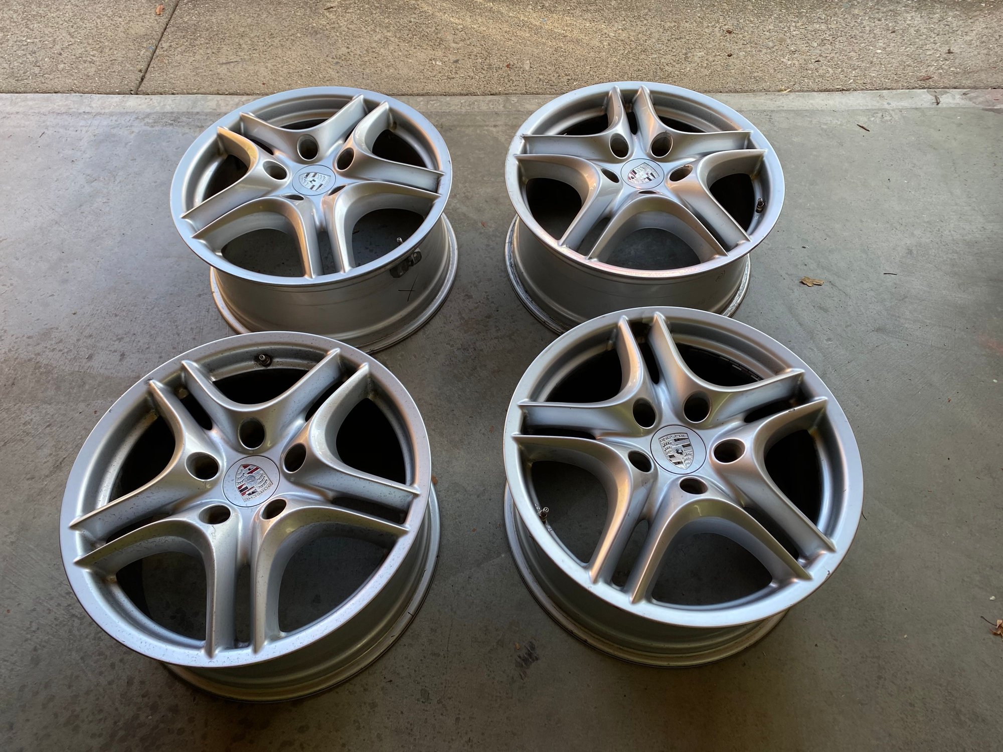 Wheels and Tires/Axles - 18 inch 955/957  Cayenne/S/Turbo wheels with TMPS - Used - 2004 to 2010 Porsche Cayenne - San Ramon, CA 94583, United States