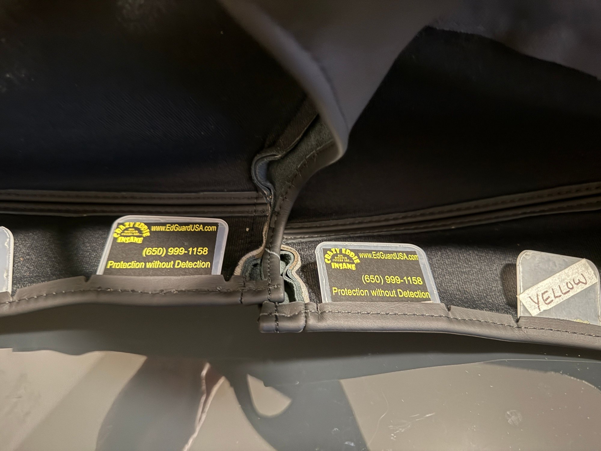 Interior/Upholstery - EdGuard Bolster Covers with Yellow Stitching for Lightweight Bucket Seats (LWBS) - Used - 2014 to 2026 Porsche 911 - 2020 to 2026 Porsche 718 - Fremont, CA 94539, United States