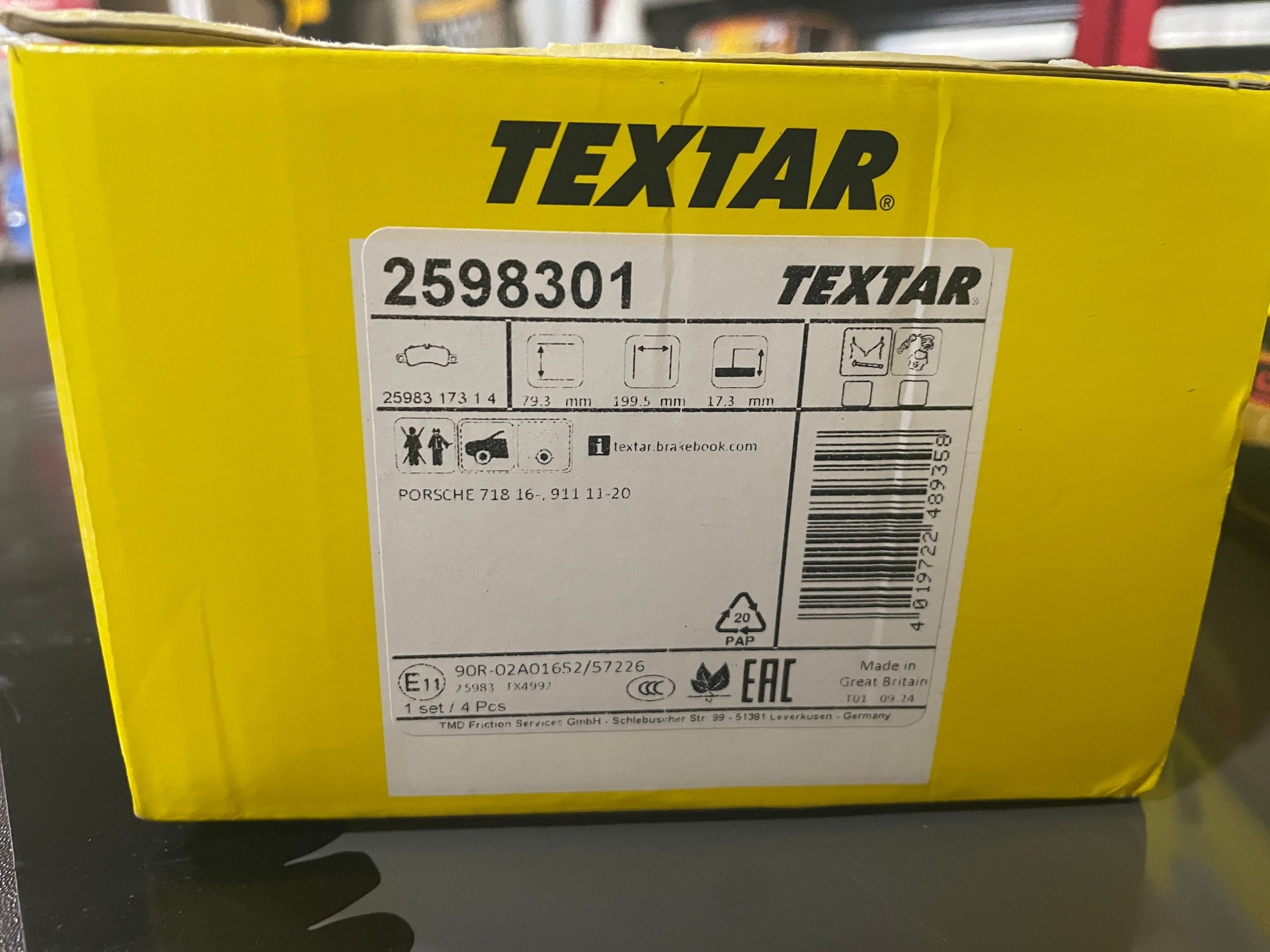 Brakes - 991.2 C2/4 brake pads - New - 2012 to 2022 Porsche 911 - Brigham City, UT 84302, United States