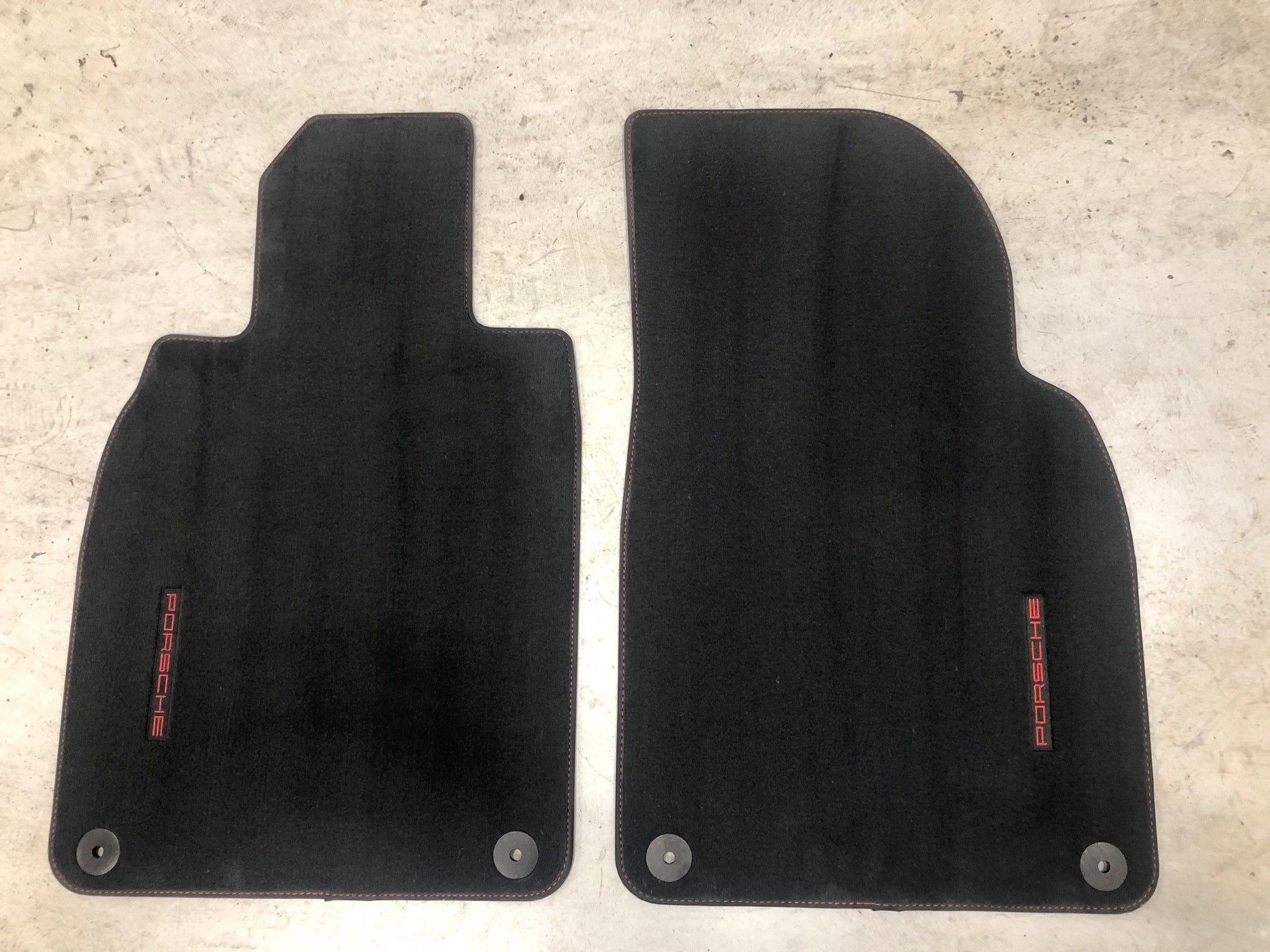 Porsche Floor Mats Carpets for 911 Cayman Boxster 991 981 718 Black