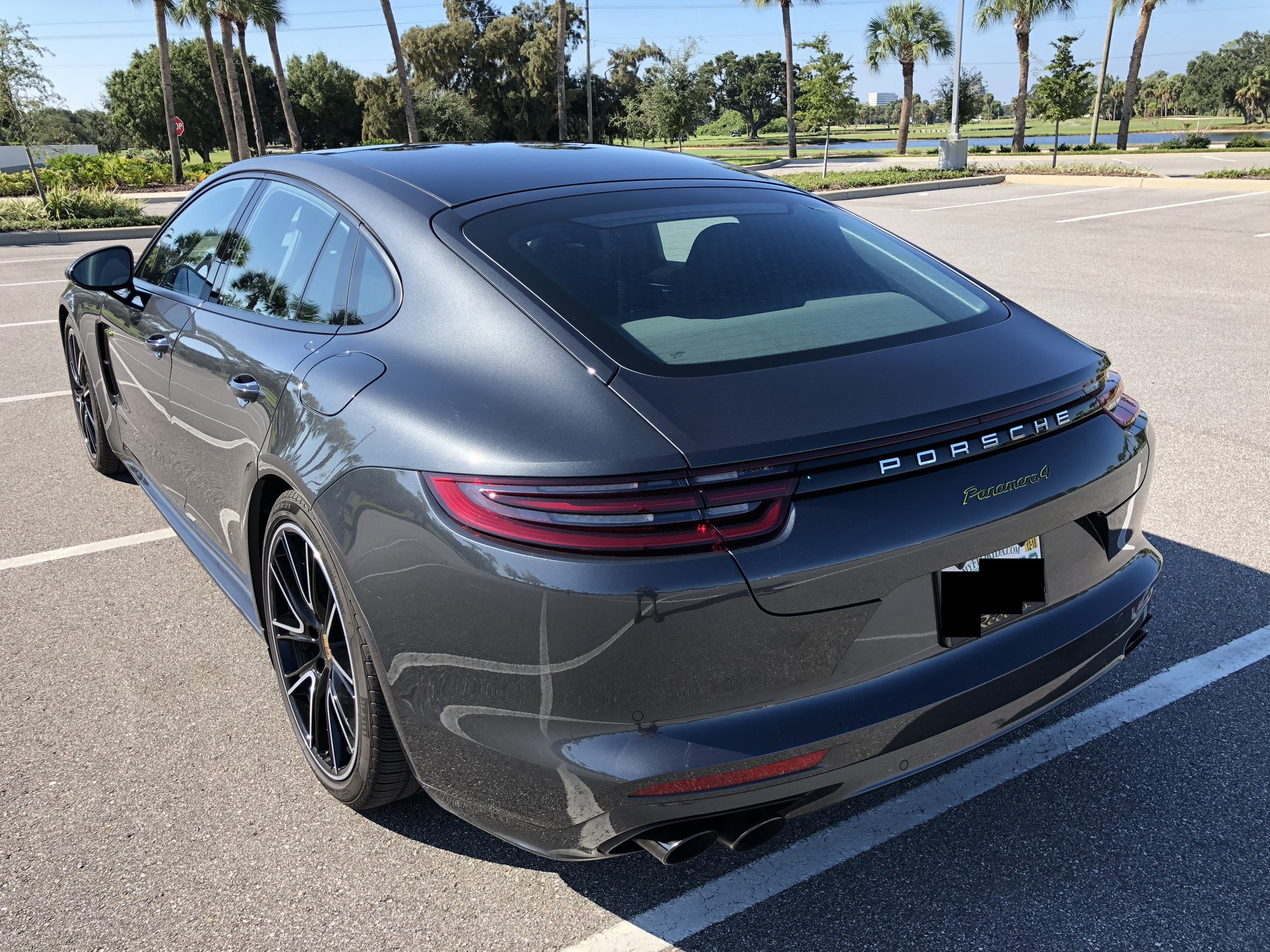 2018 Porsche Panamera - 2018 Porsche Panamera 4 e- Hybrid - Volcano Grey Metallic, $125,200 MSRP - Used - VIN WP0AE2A76JL128255 - 3,500 Miles - 6 cyl - AWD - Automatic - Sedan - Gray - Tampa, FL 33601, United States