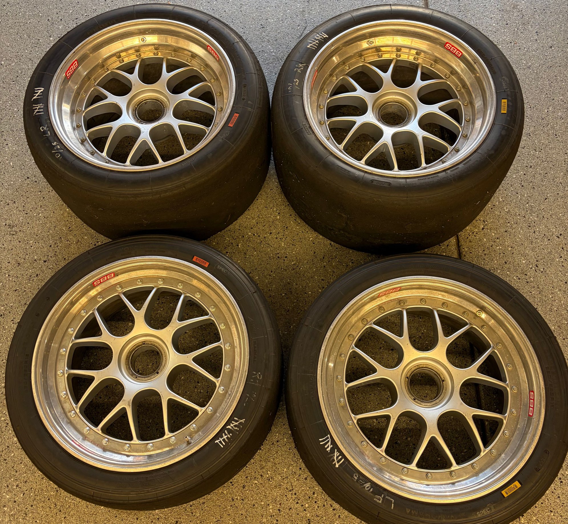 2011 Porsche GT3 - BBS 3 piece wheels for 997 cup - Accessories - $1,999 - Salt Lake City, UT 84121, United States