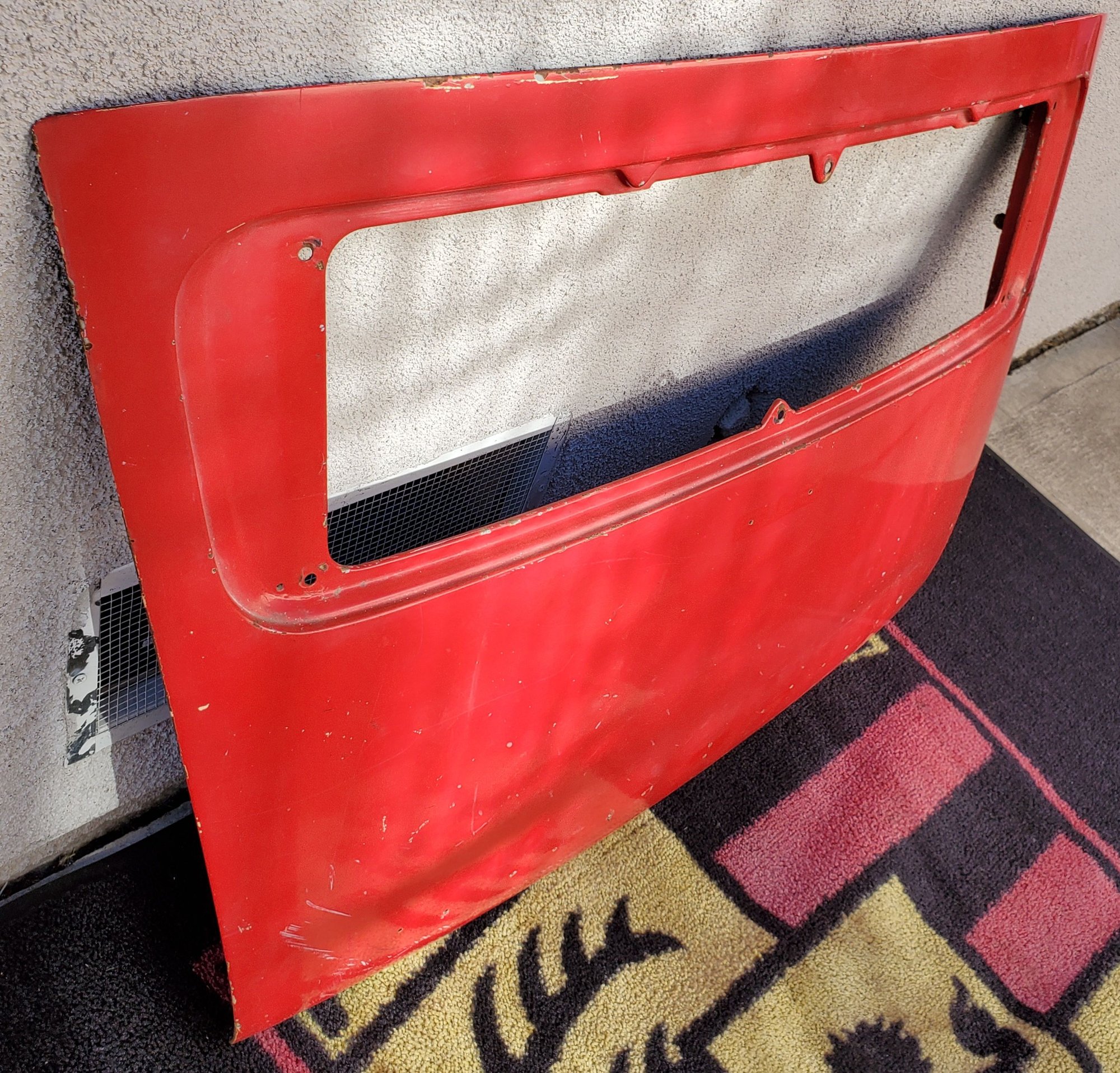 Exterior Body Parts - 69-73 911 & 69 912 LWB 2 Tab Rear Decklid Red - Used - 1969 to 1973 Porsche 911 - Los Angeles, CA 90032, United States