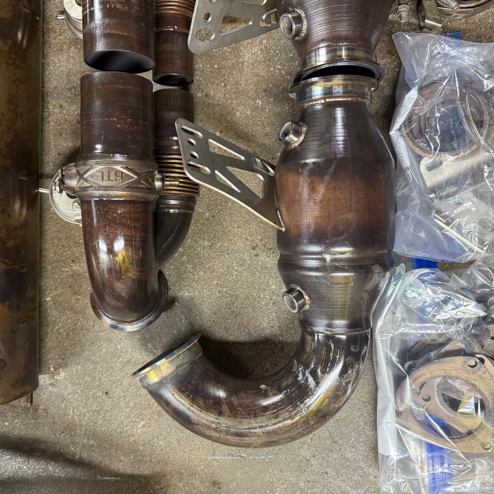 Engine - Exhaust - 991 GT3/GT3RS Dundon Street Header/Lifetime Muffler Power Package with Titanium Tips - Used - 2014 to 2019 Porsche 911 - San Mateo, CA 94403, United States