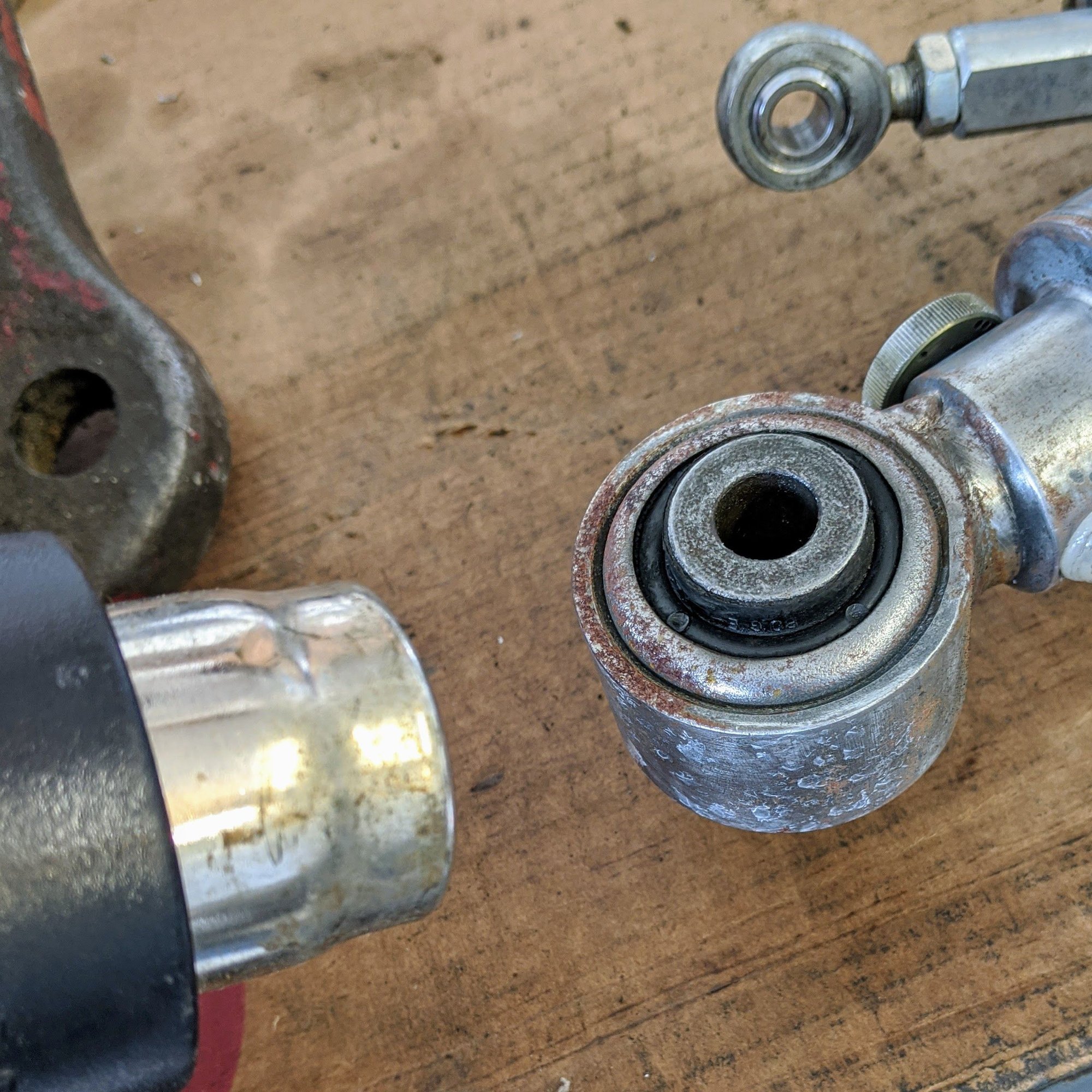 DIY How to replace control arm and Bilstein shock bushings without a