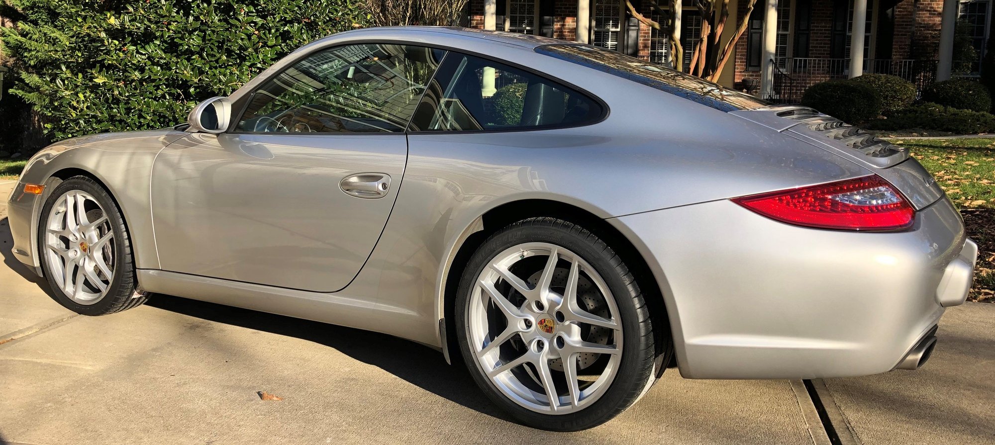 2009 Porsche 911 - 2009 Porsche 911 Carrera coupe, 6 speed manual transmission, 74,400 miles - Used - VIN WP0AA29969S707345 - 74,400 Miles - 6 cyl - 2WD - Manual - Coupe - Silver - Chapel Hill, NC 27517, United States