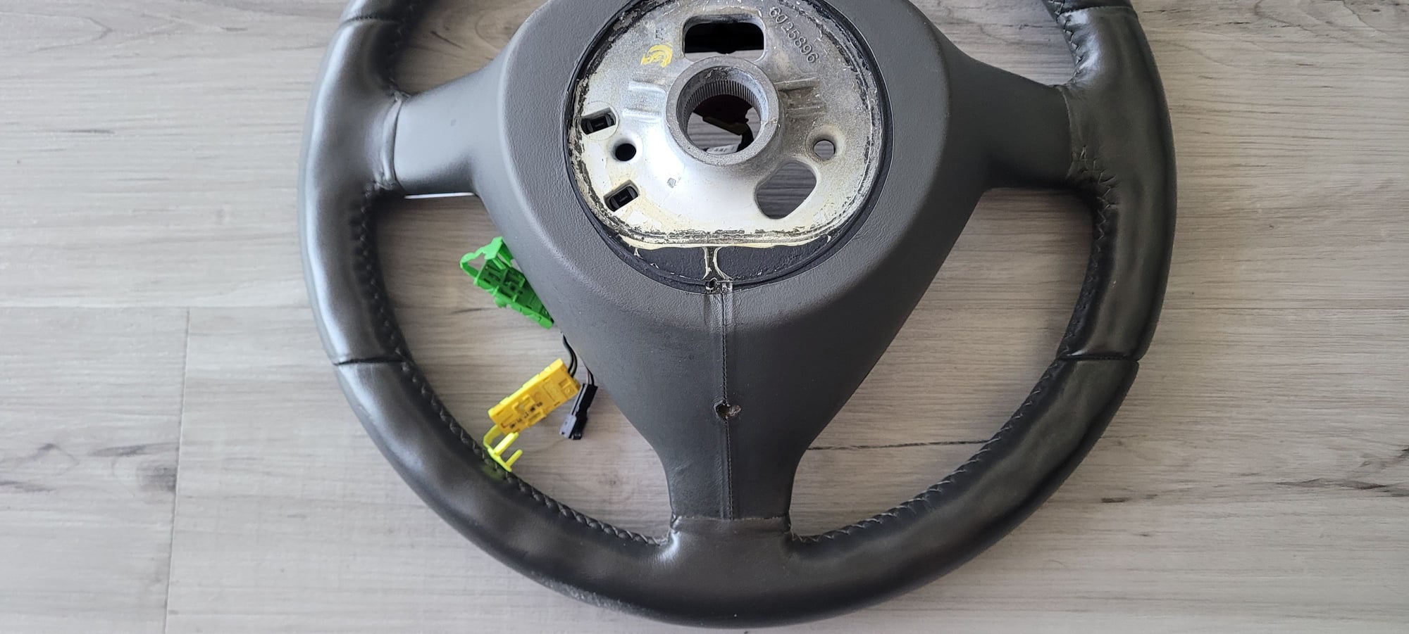 Interior/Upholstery - 997 OEM Steering Wheel in Stone Gray Full Thicker Leather - Used - -1 to 2024  All Models - Treasure Island, FL 33706, United States