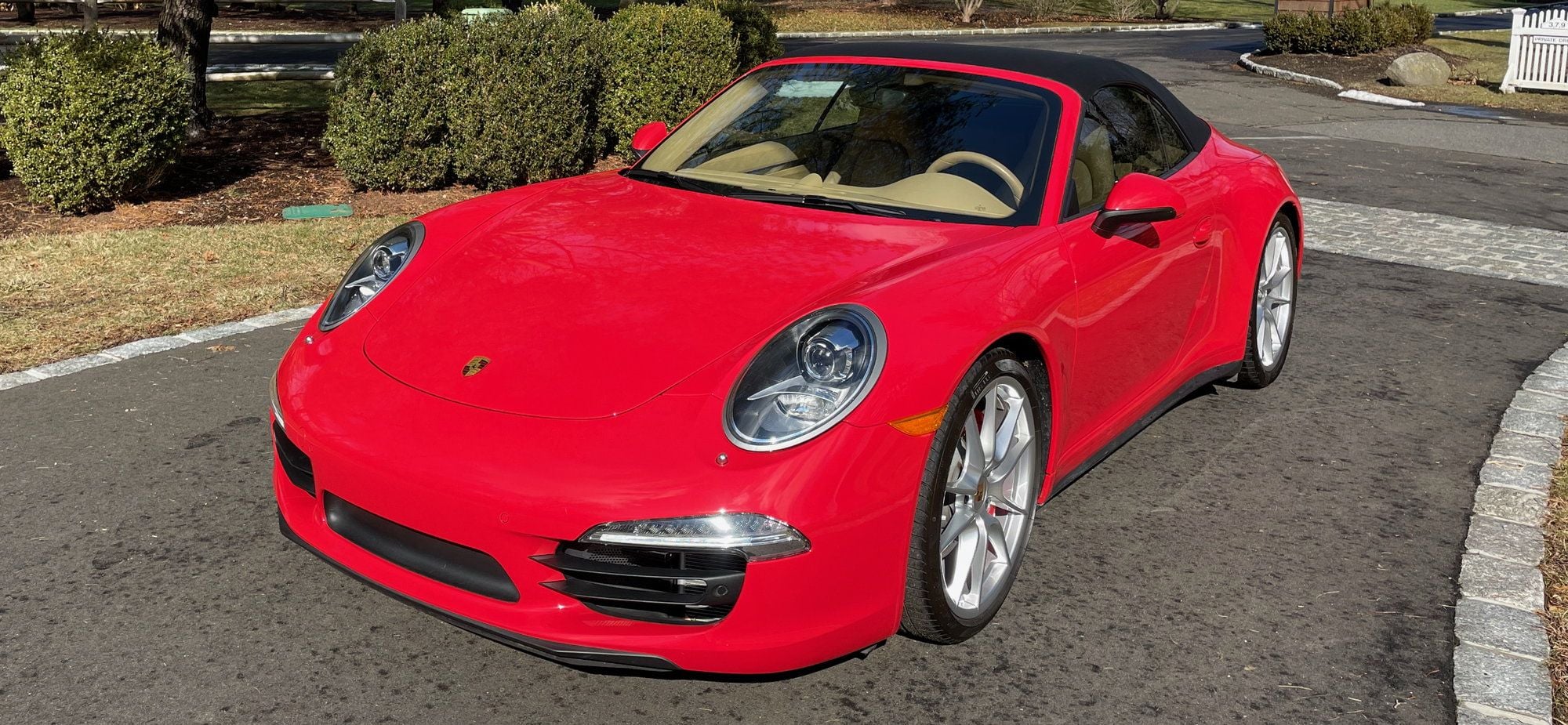2013 Porsche 911 - Only 1,959 Miles on 2013 Porsche 911 Carrera 4S Cabriolet in mint condition!!! - Used - VIN WPOCB2A90DS155531 - 1,959 Miles - 6 cyl - AWD - Automatic - Convertible - Red - Greenwich, CT 06830, United States