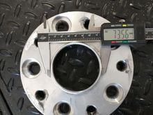 Improper center bore measurement - should be 71.6mm