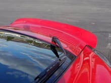 Painted and installed some plugs I made that will replace the spoiler until I finish my electric ram retrofit kit